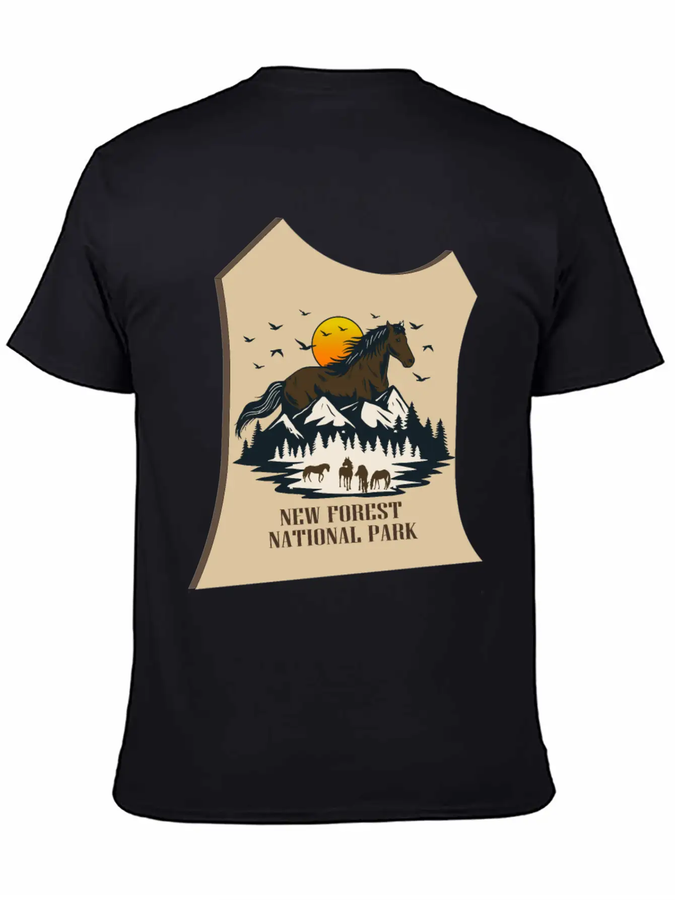 NEW Forest Park Basic Graphic T-Shirt – Daily Comfort In Soft Cotton