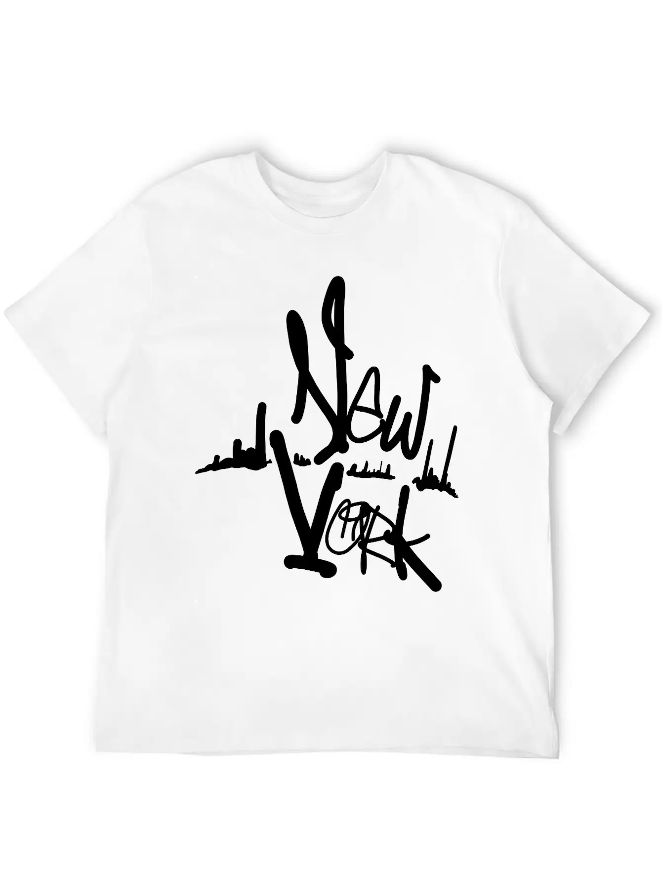 New York Art Unisex Casual T-Shirt ��� Clean Design For Daily Comfort
