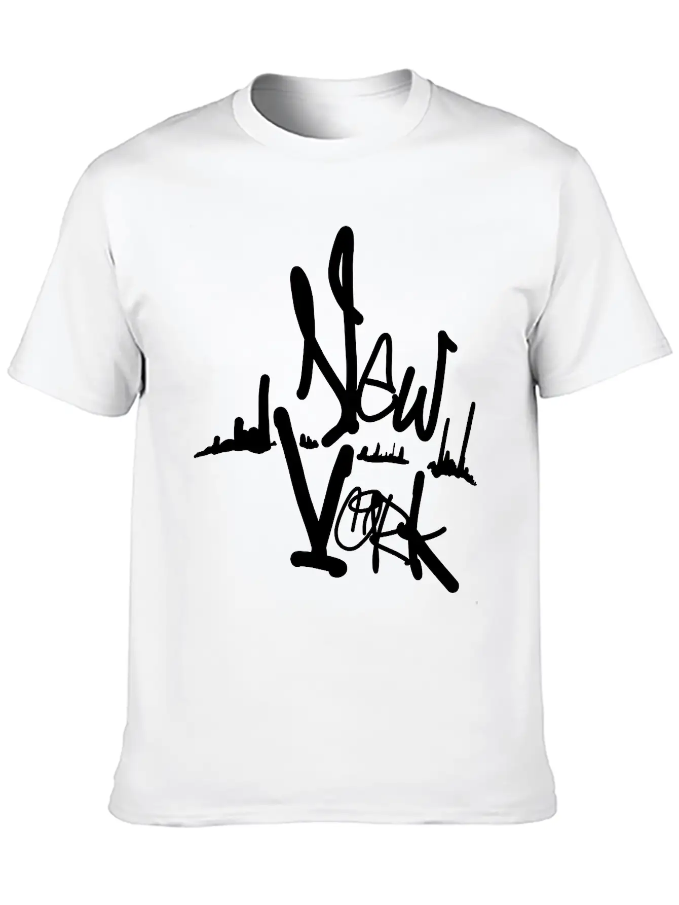 New York Art Unisex Casual T-Shirt ��� Clean Design For Daily Comfort