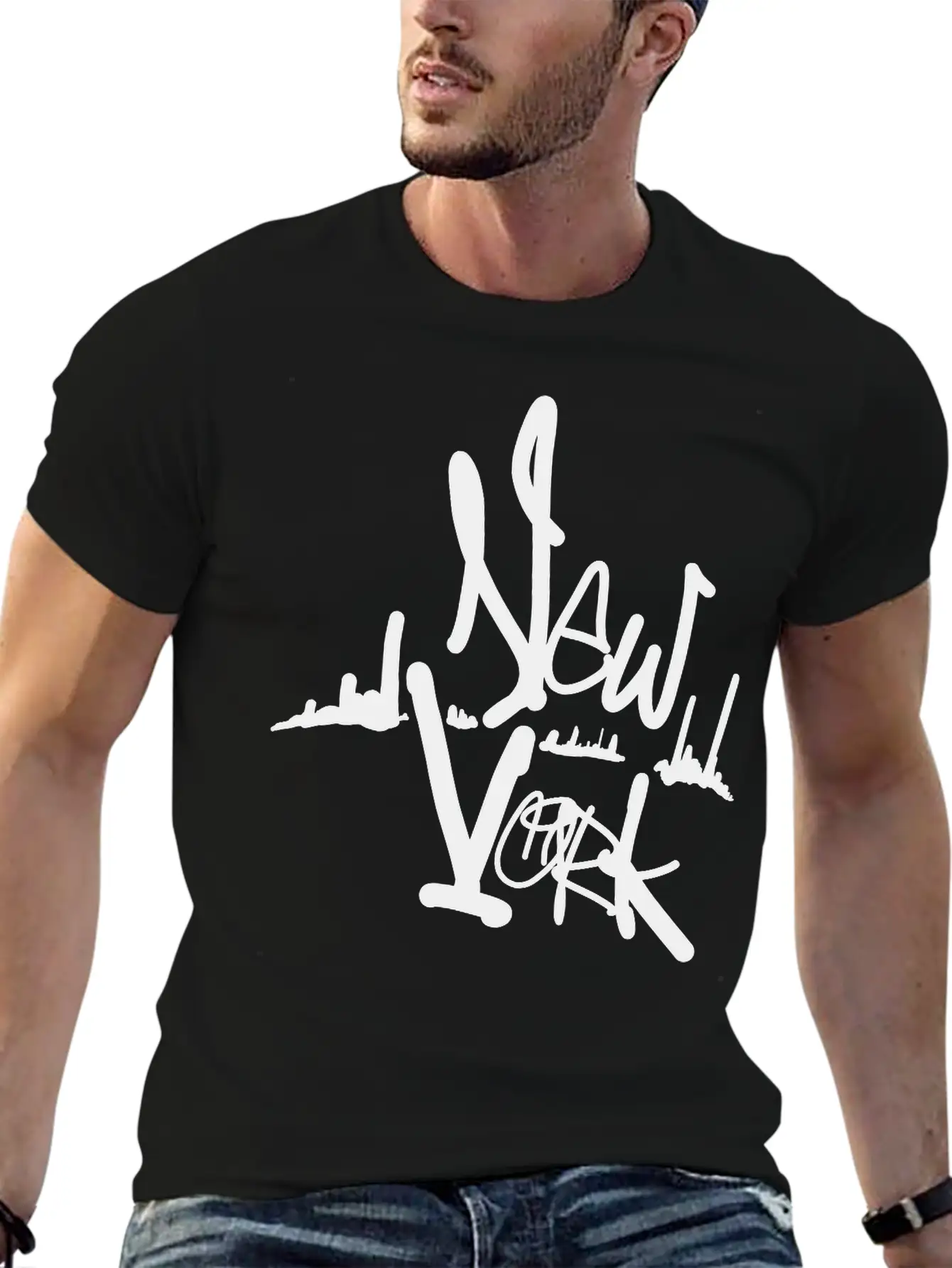 New York Art Unisex Casual T-Shirt ��� Clean Design For Daily Comfort