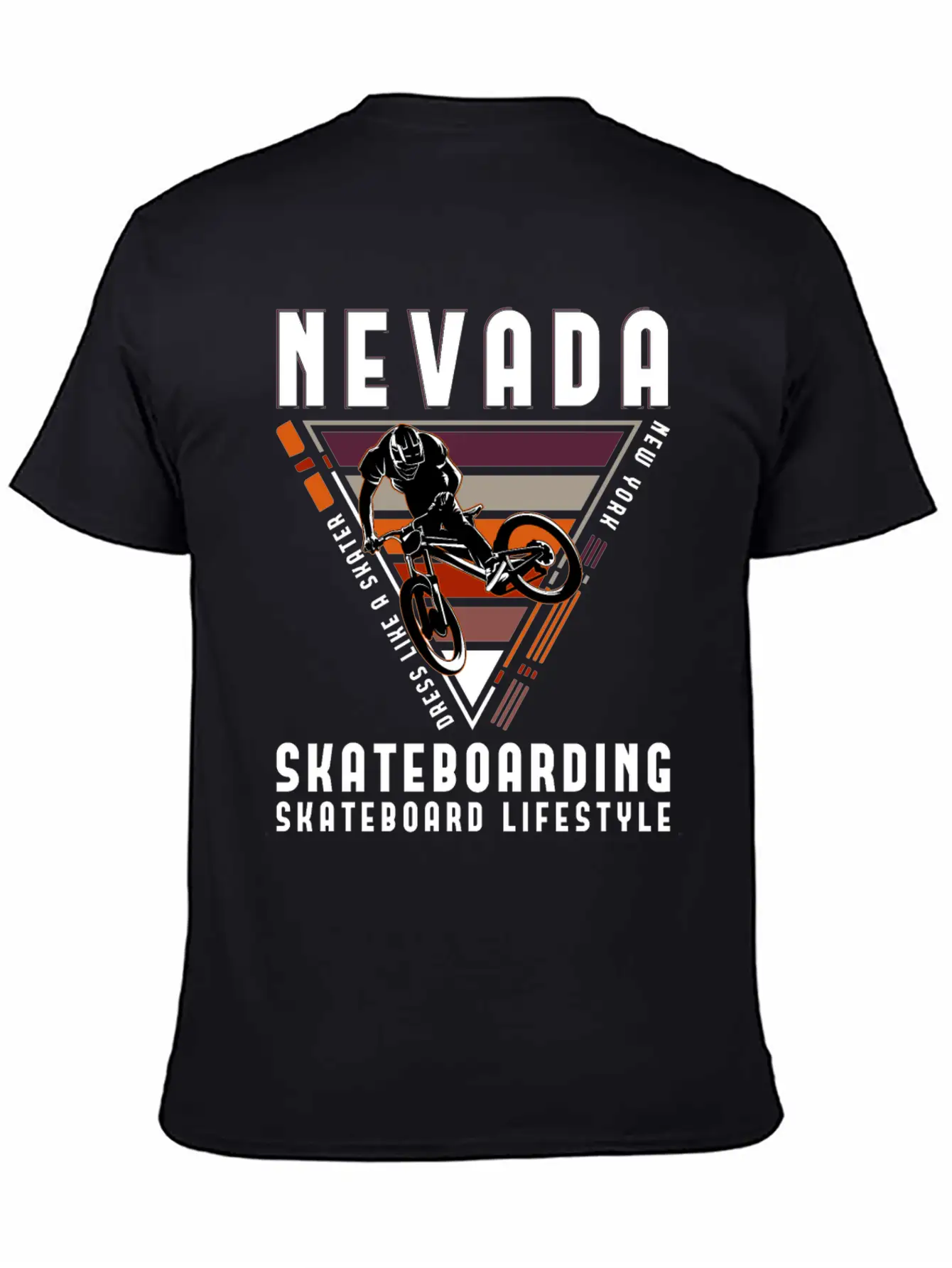 New York Skateboarding Skateboard Lifestyle Tshirt Unisex Casual T-Shirt ��� Clean Design For Daily Comfort