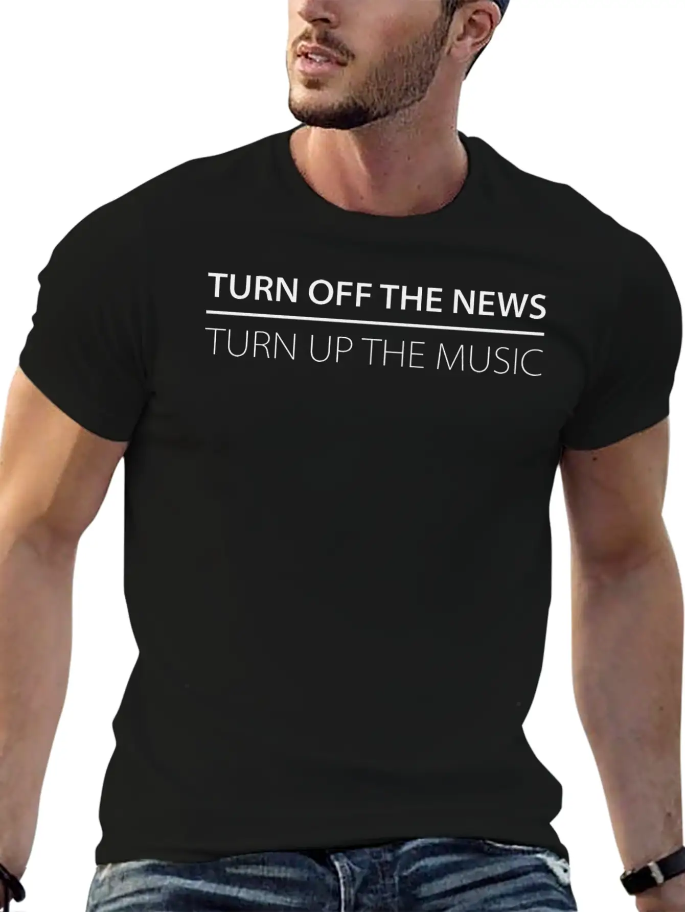 News Music Gift Raving Concert Party Basic Graphic T-Shirt – Daily Comfort In Soft Cotton