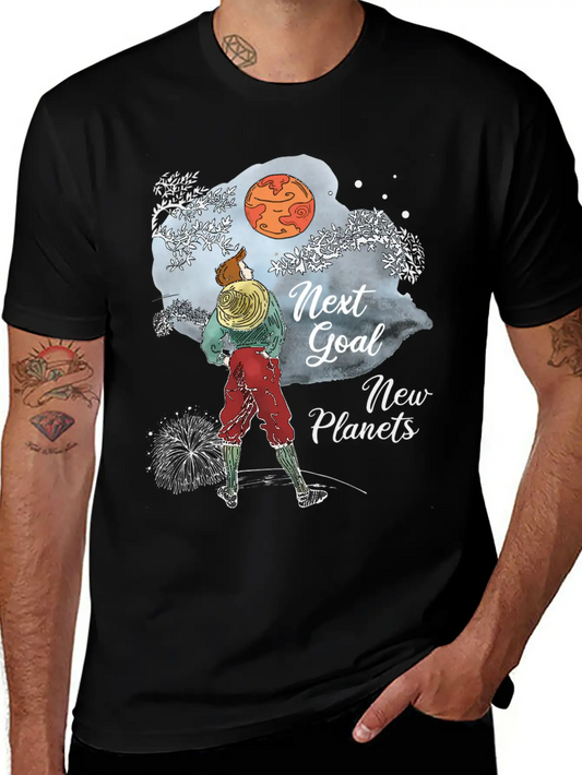 Next Goal New Planets Unisex Casual T-Shirt – Clean Design For Daily Comfort