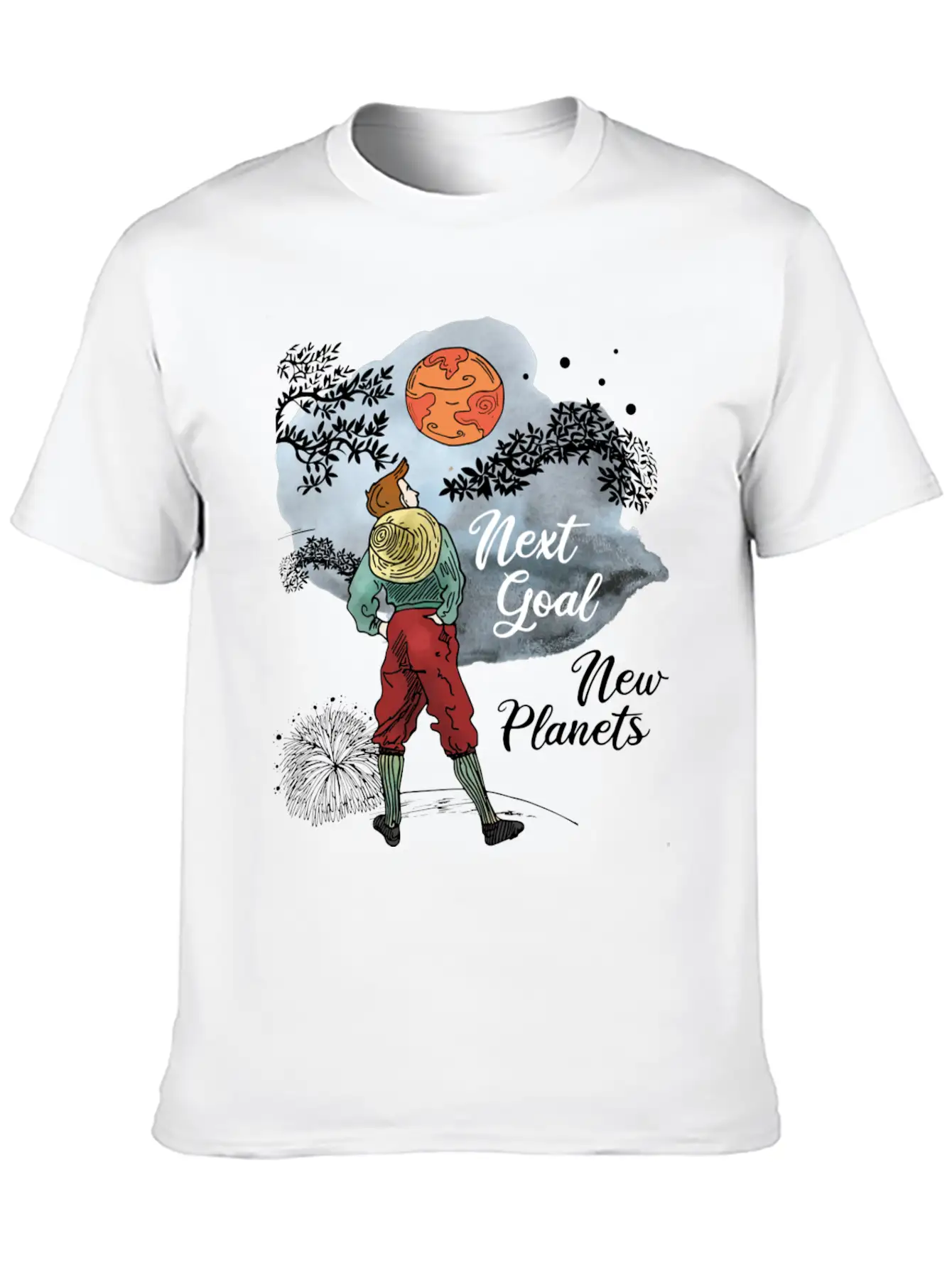 Next Goal New Planets Unisex Casual T-Shirt – Clean Design For Daily Comfort