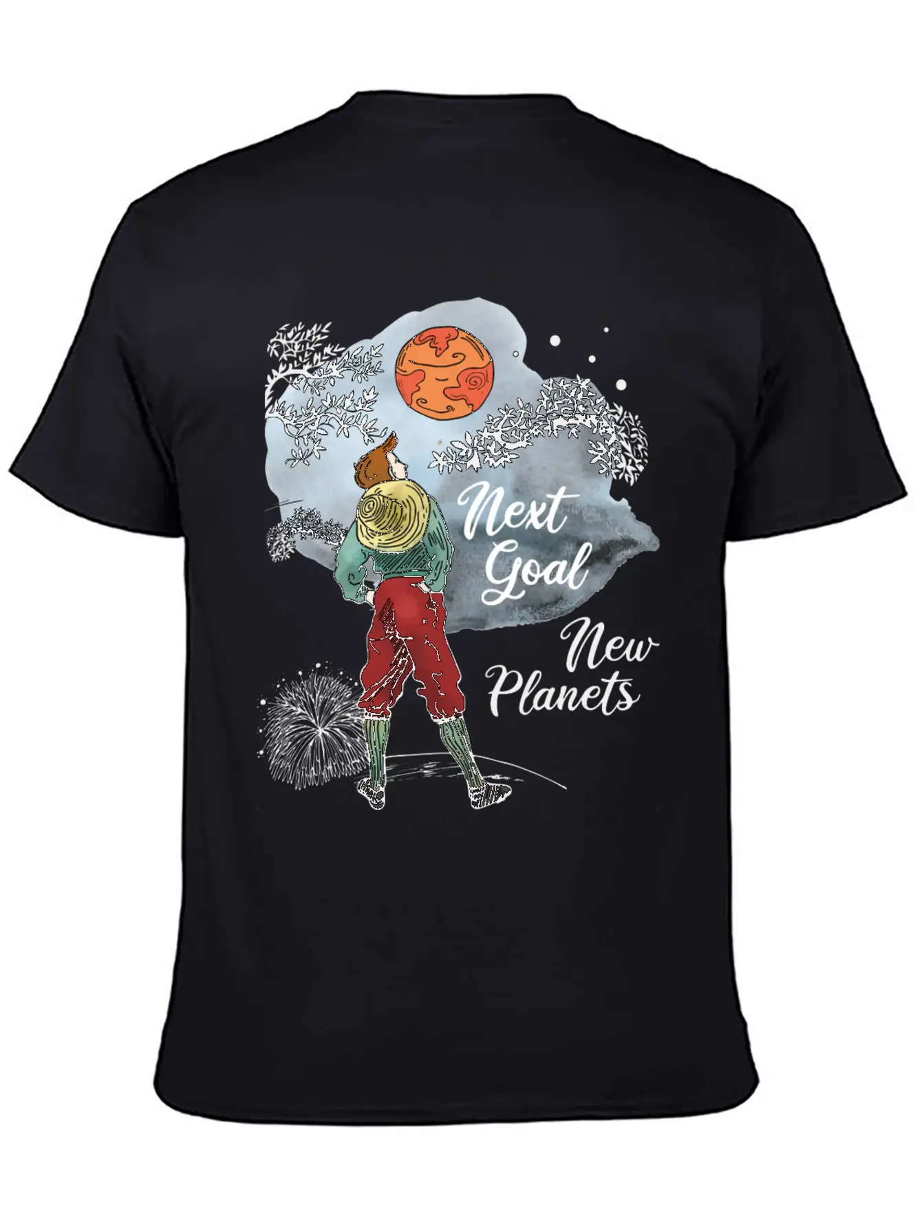 Next Goal New Planets Unisex Casual T-Shirt – Clean Design For Daily Comfort