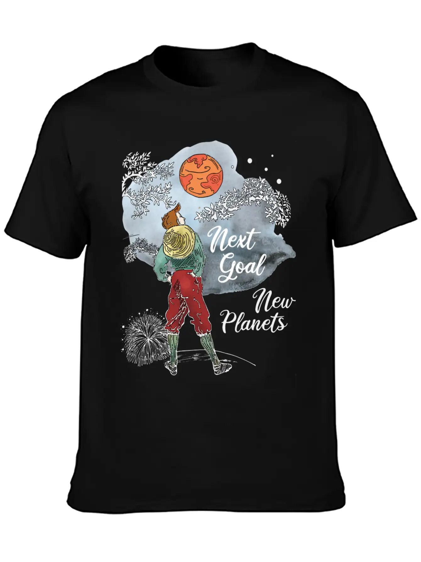 Next Goal New Planets Unisex Casual T-Shirt – Clean Design For Daily Comfort