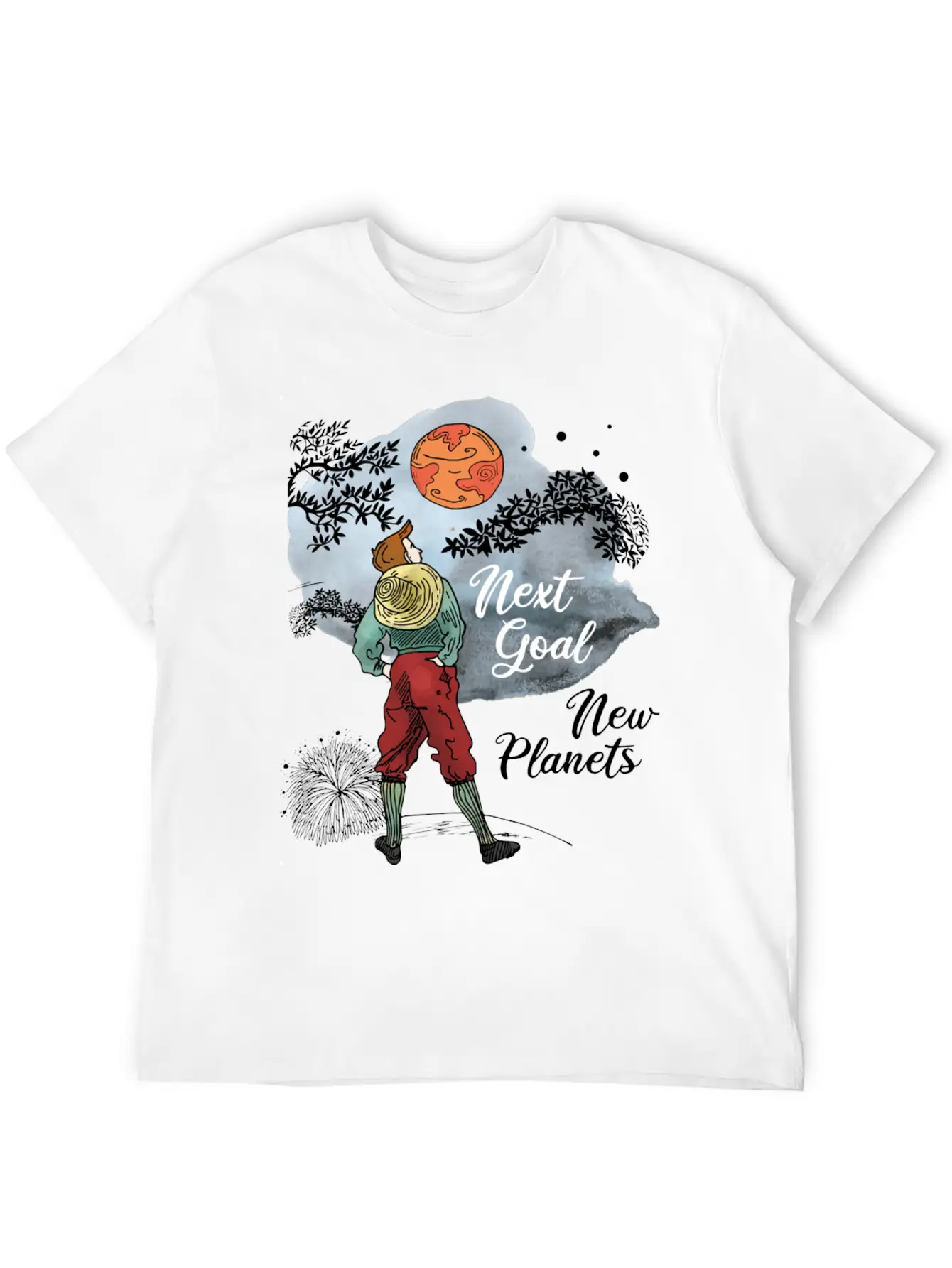 Next Goal New Planets Unisex Casual T-Shirt – Clean Design For Daily Comfort