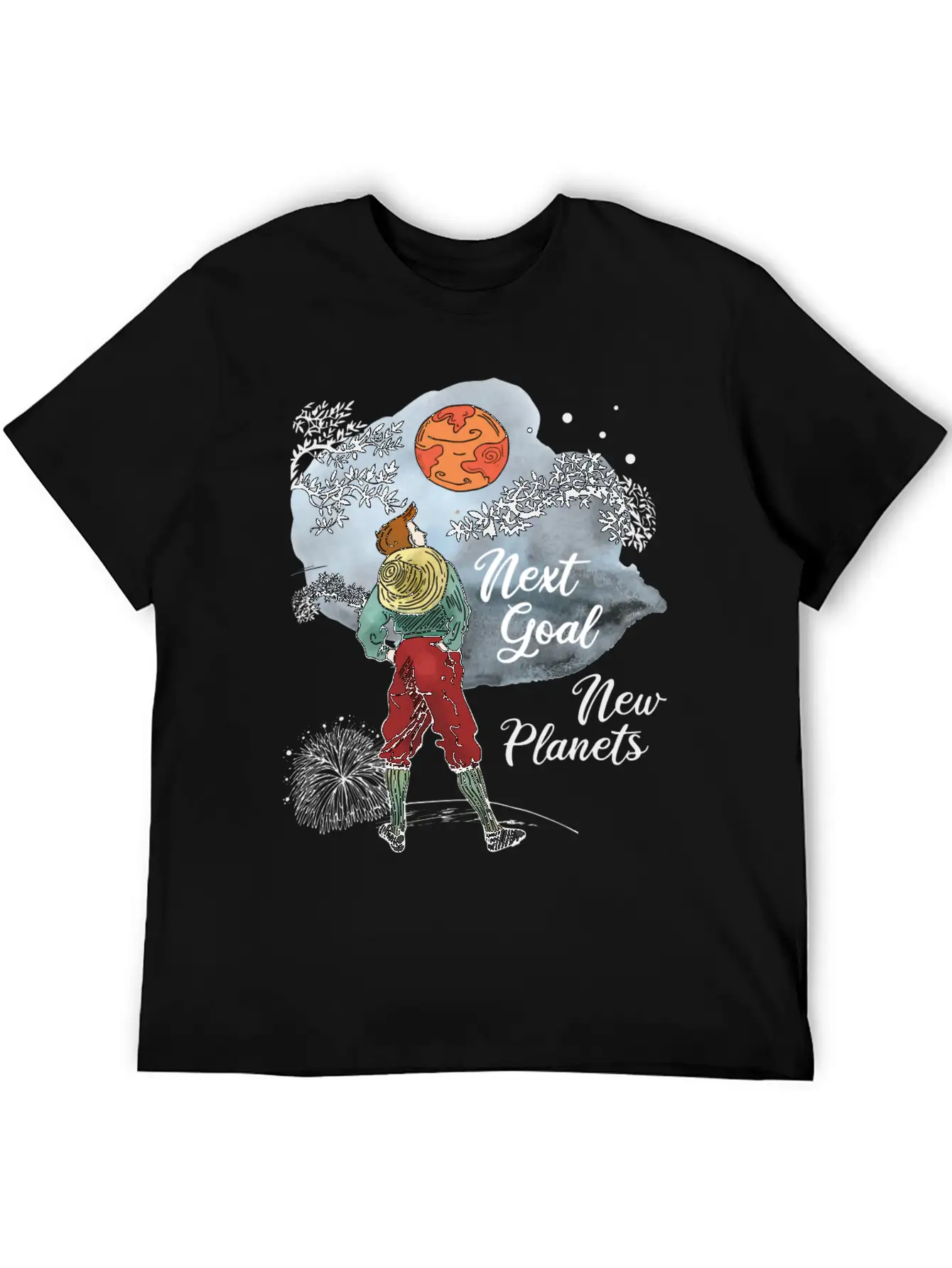 Next Goal New Planets Unisex Casual T-Shirt – Clean Design For Daily Comfort