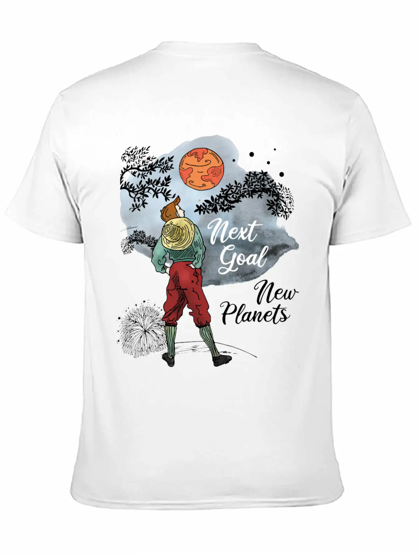 Next Goal New Planets Unisex Casual T-Shirt – Clean Design For Daily Comfort