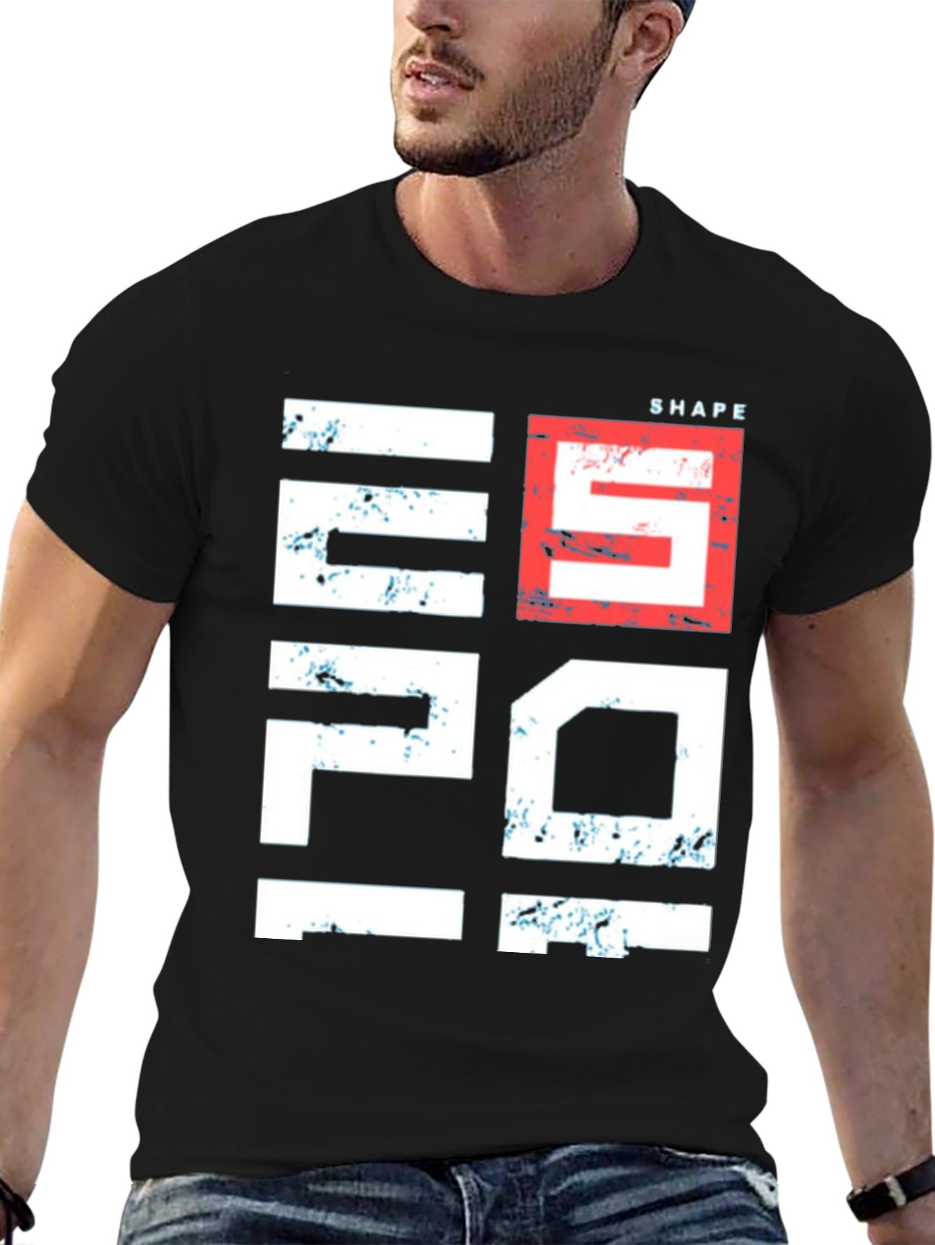 Shape 5IVE Black Graphic T-Shirt