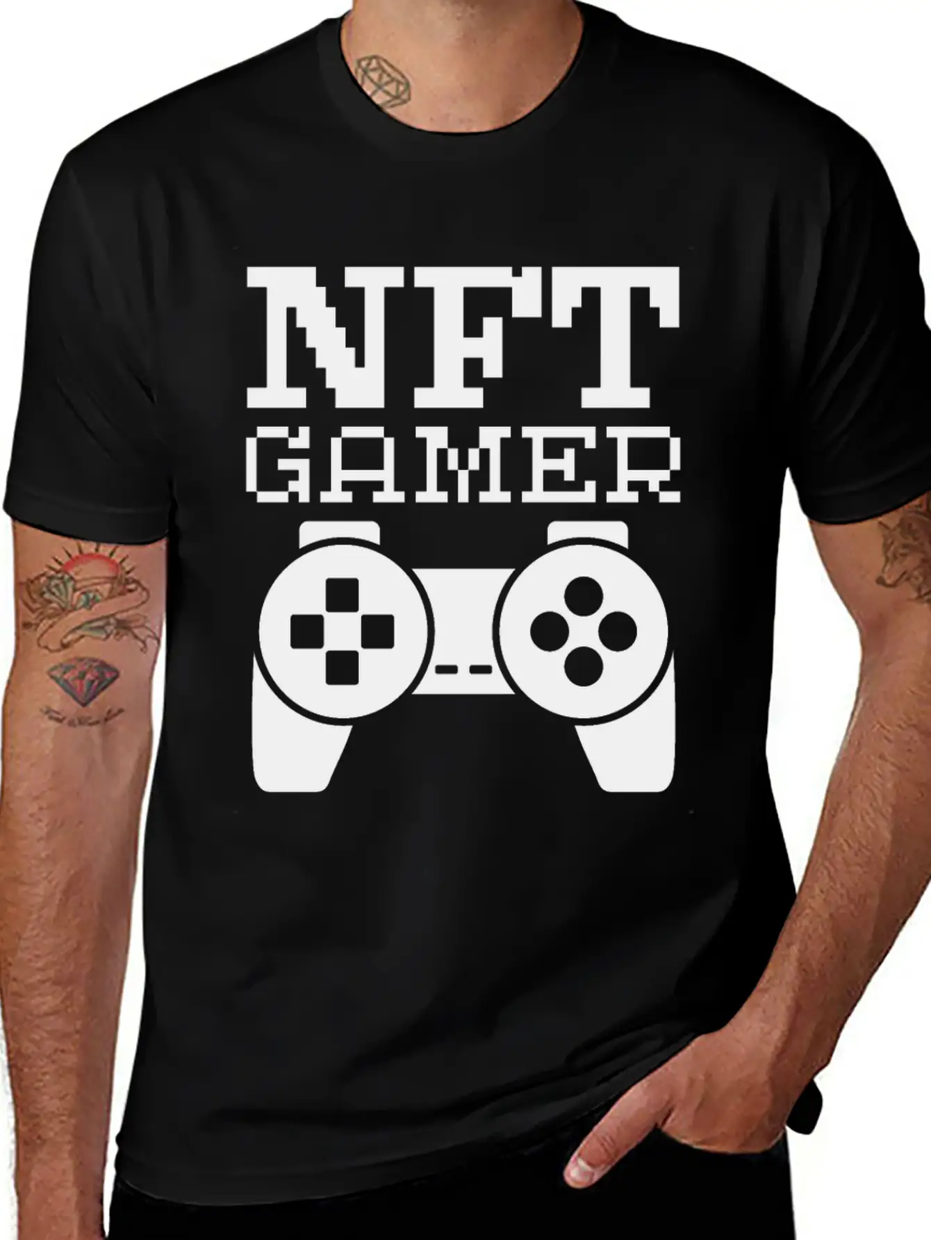 NFT Gamer Crypto Unisex Casual T-Shirt – Clean Design For Daily Comfort