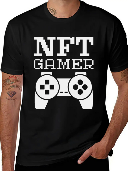 NFT Gamer Crypto Unisex Casual T-Shirt – Clean Design For Daily Comfort