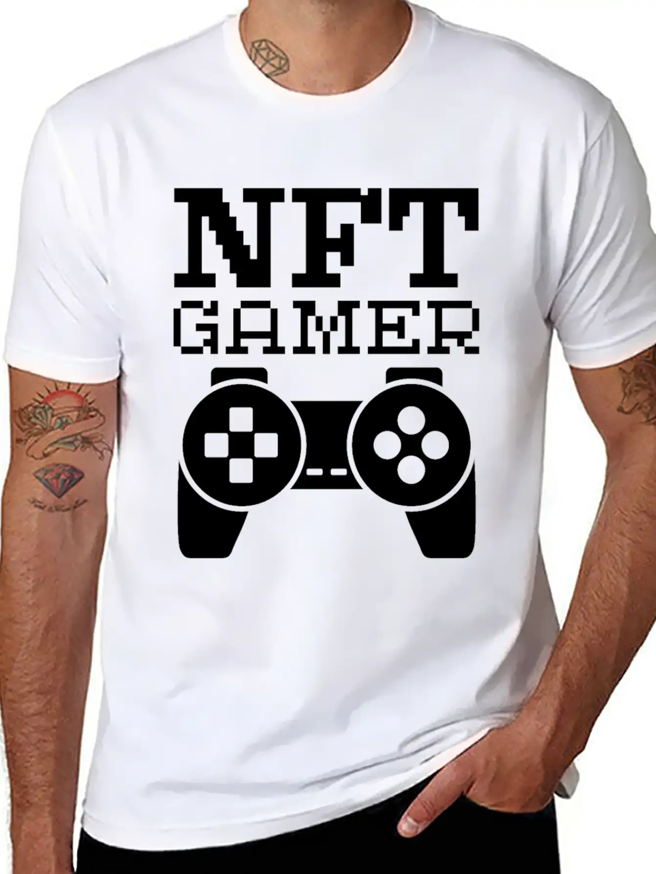 NFT Gamer Crypto Unisex Casual T-Shirt – Clean Design For Daily Comfort