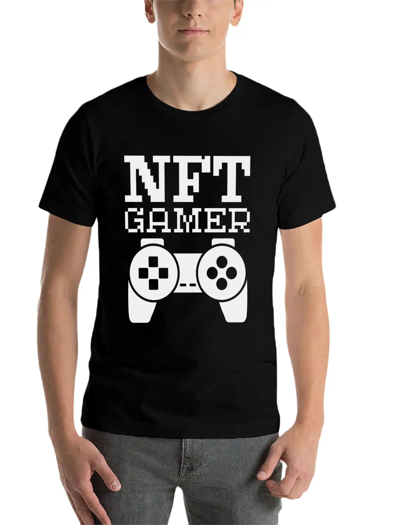NFT Gamer Crypto Unisex Casual T-Shirt – Clean Design For Daily Comfort