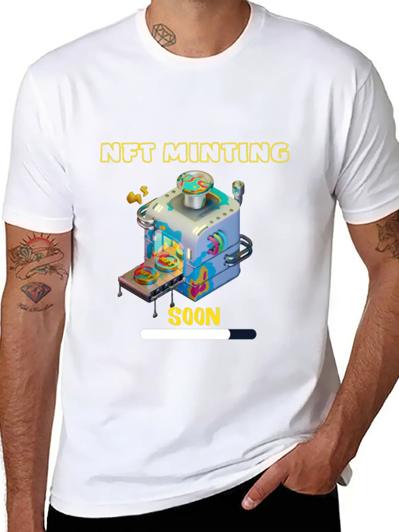 Nft Minting Soon, Nft Lover, Nft Investisor Gift Modern Fit Casual T-Shirt ��� Clean And Versatile Design