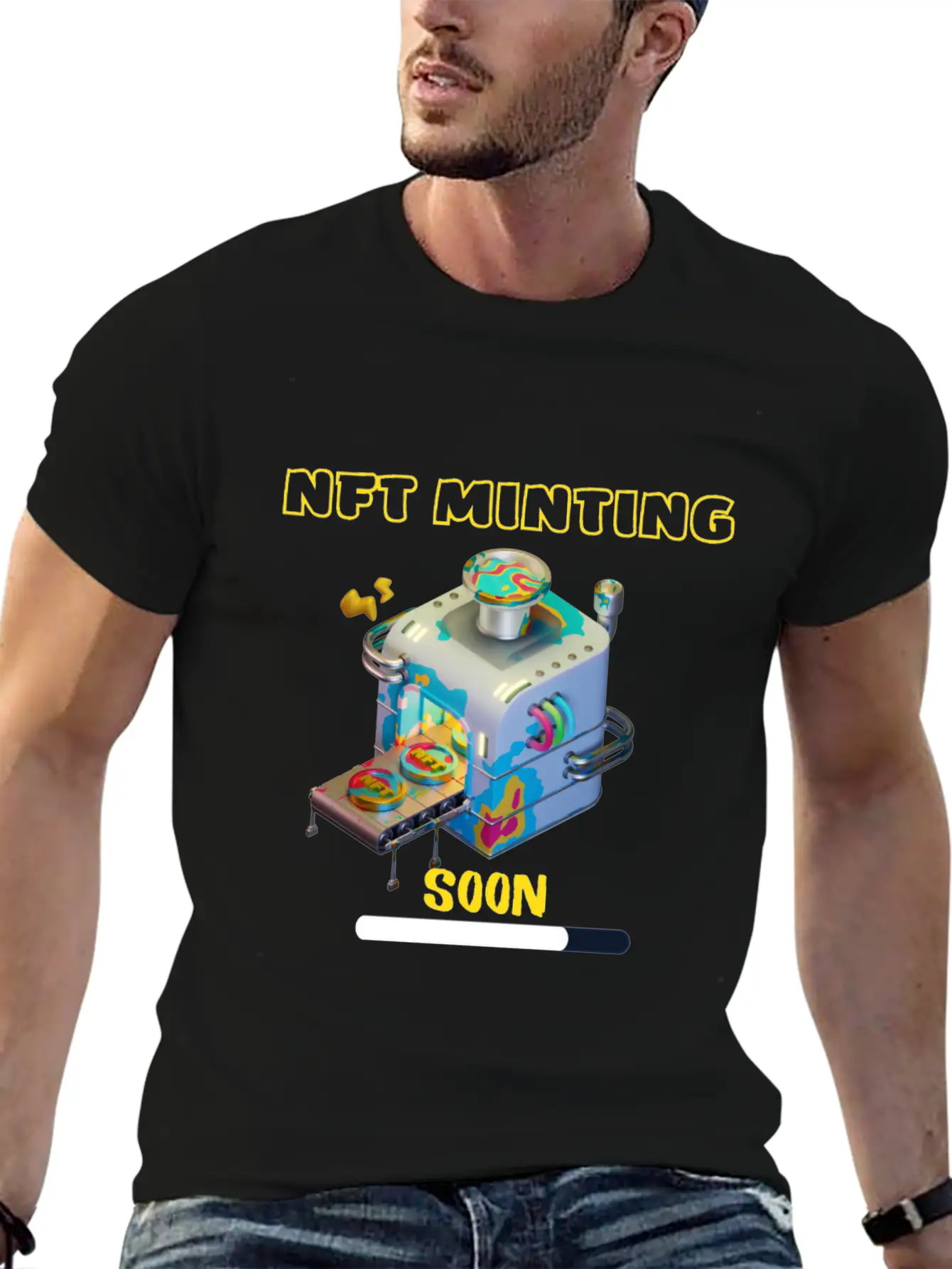Nft Minting Soon, Nft Lover, Nft Investisor Gift Modern Fit Casual T-Shirt ��� Clean And Versatile Design
