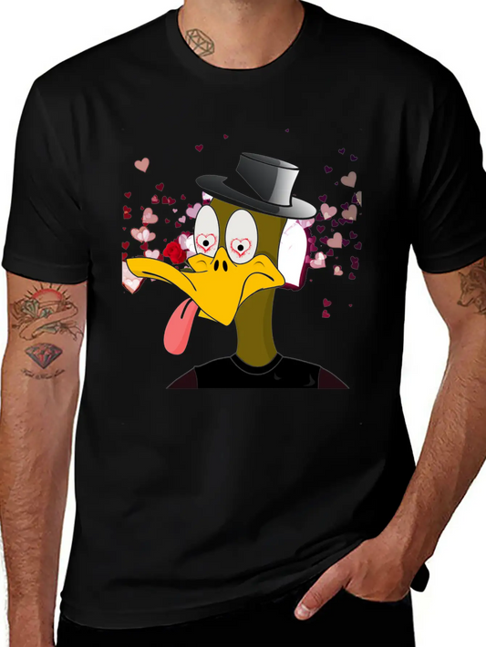 NFT - Nerd Duck ( D-002 ) Essential Cotton Tee For Daily Outfits – Unisex Style