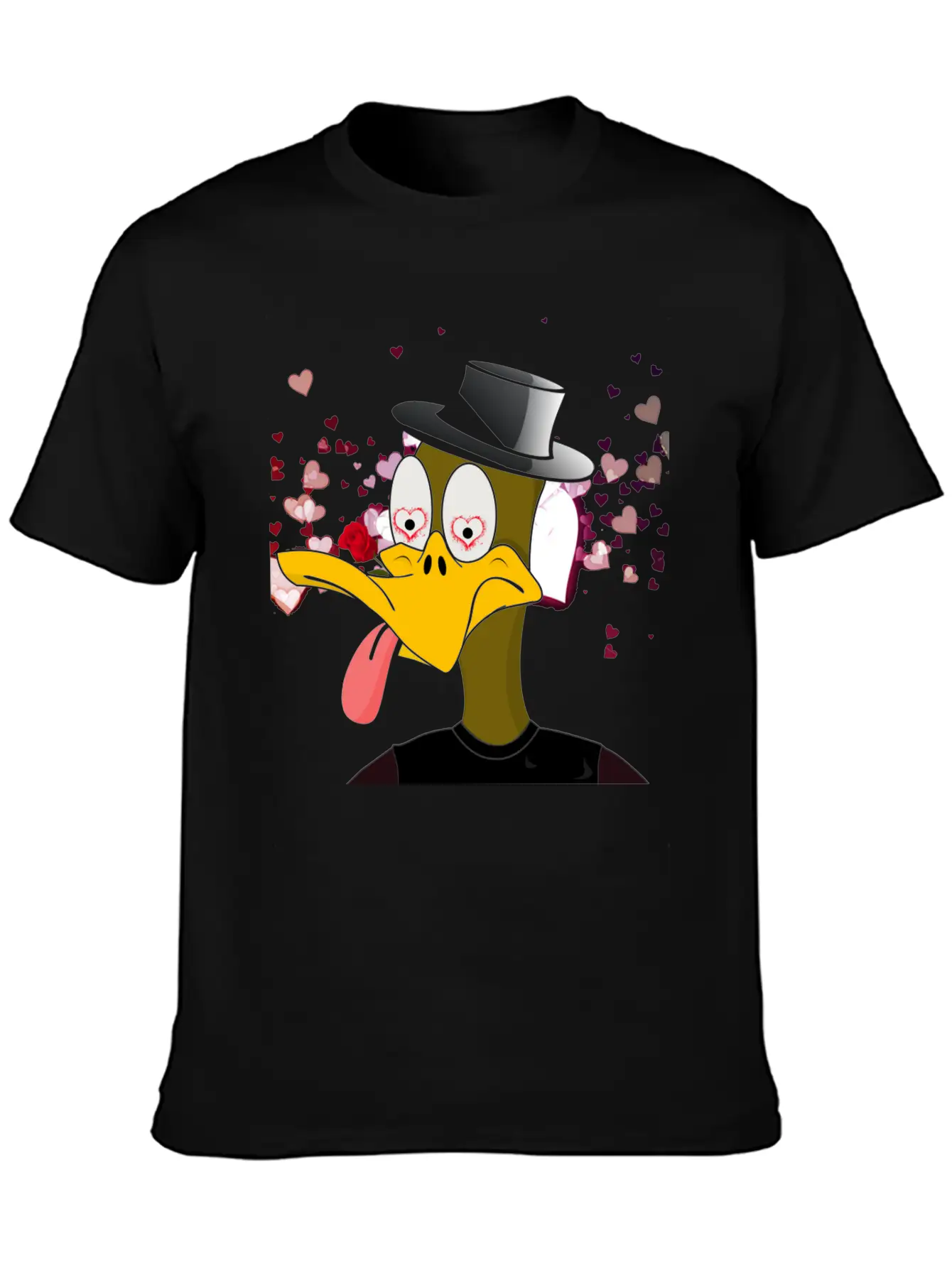 NFT - Nerd Duck ( D-002 ) Essential Cotton Tee For Daily Outfits – Unisex Style