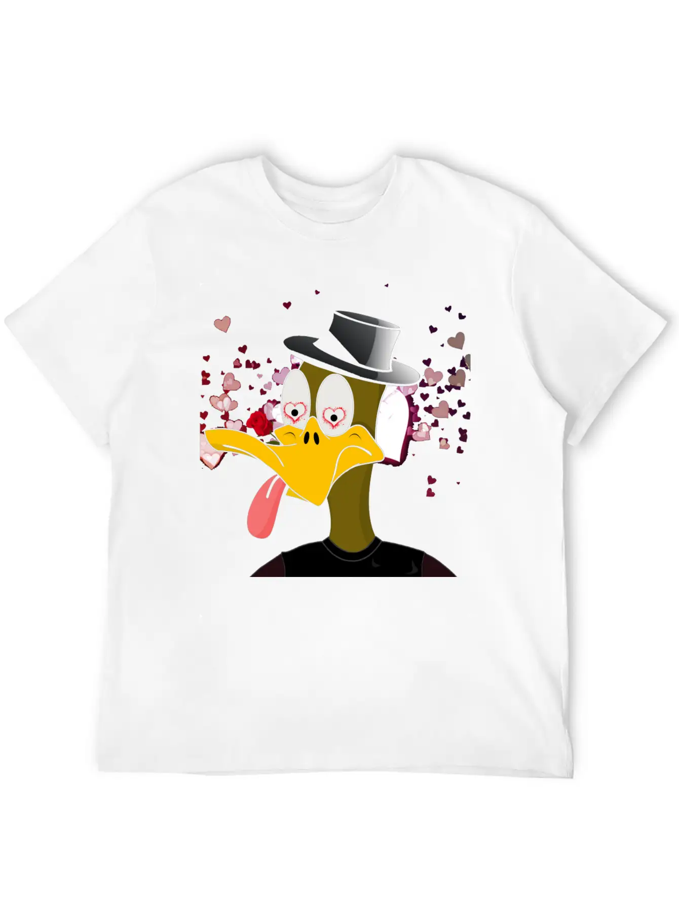 NFT - Nerd Duck ( D-002 ) Essential Cotton Tee For Daily Outfits – Unisex Style