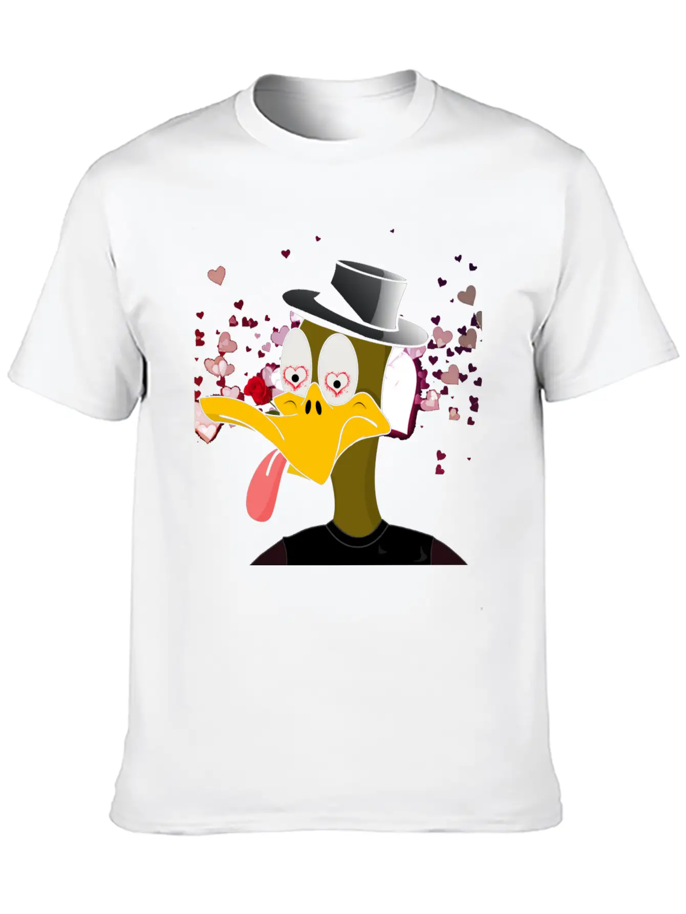 NFT - Nerd Duck ( D-002 ) Essential Cotton Tee For Daily Outfits – Unisex Style