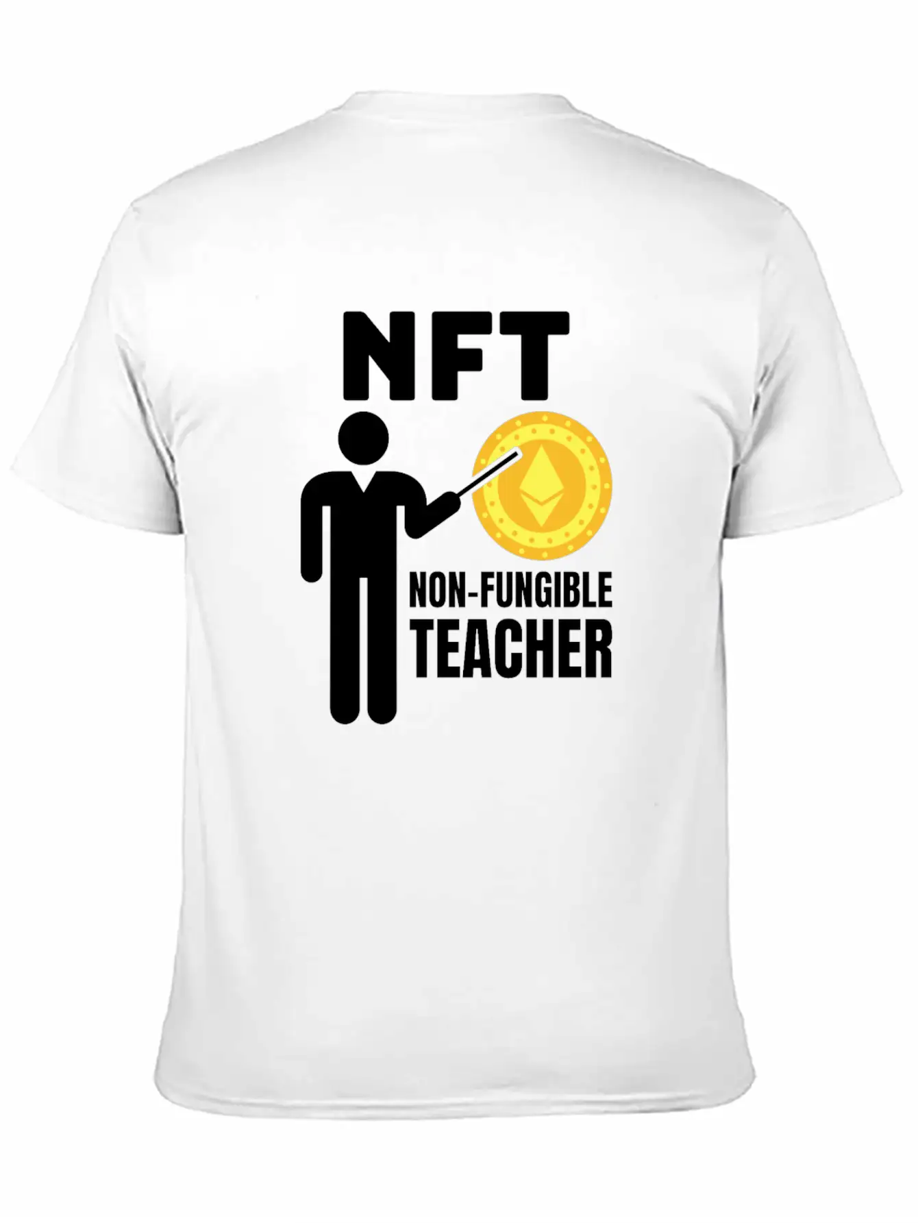 NFT - Non Fungible Teacher - Digital Crypto Classic Fit Graphic Tee For Daily Comfort – Unisex Cotton Shirt