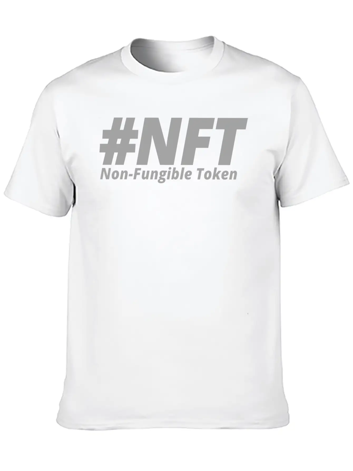 NFT; Non Fungible Token Essential Cotton Tee For Daily Outfits – Unisex Style