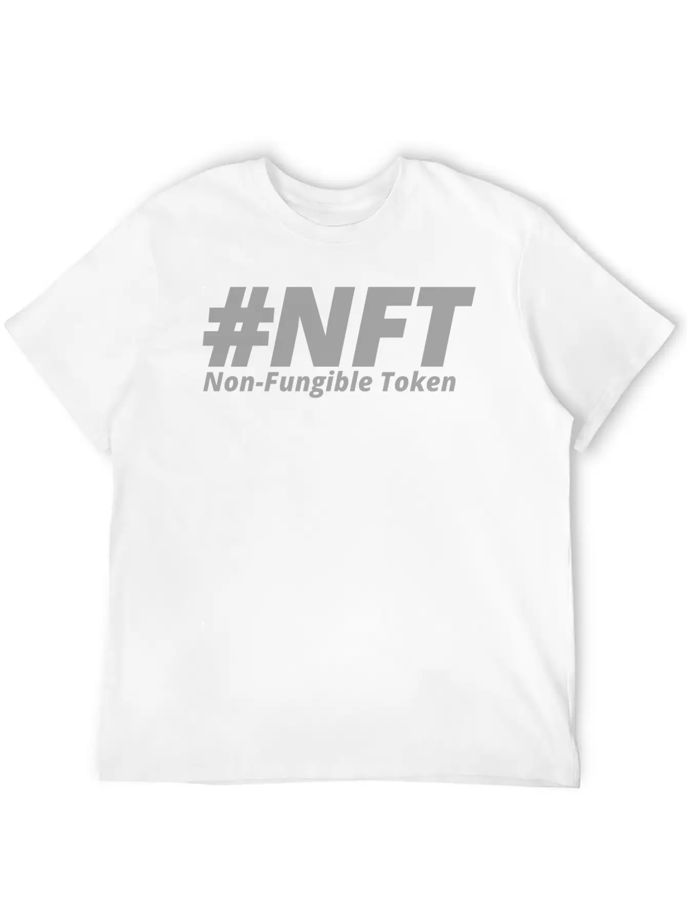 NFT; Non Fungible Token Essential Cotton Tee For Daily Outfits – Unisex Style