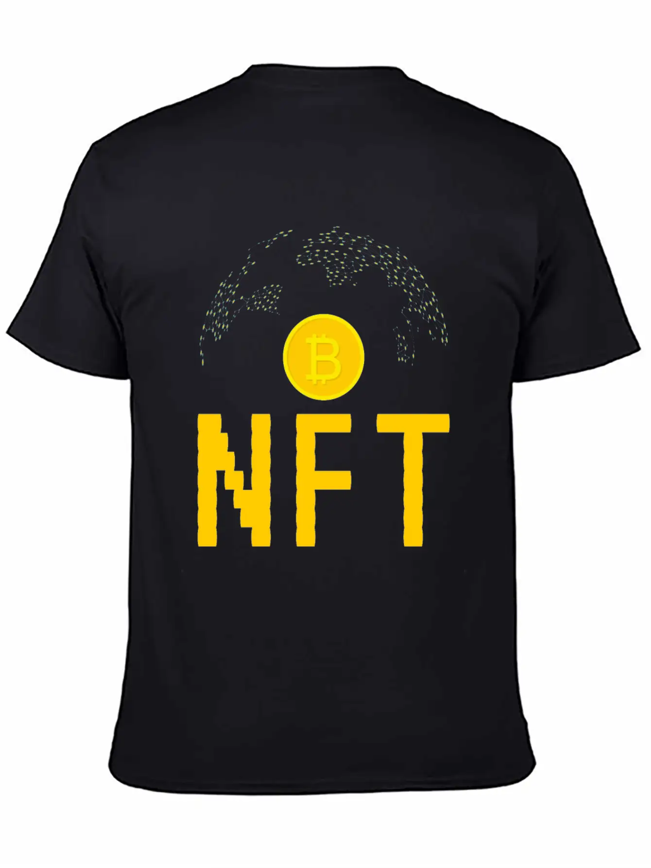 NFT Non-Fungible Token NFTs Funny BTC Lightweight Cotton T-Shirt – Daily Comfort Graphic Shirt