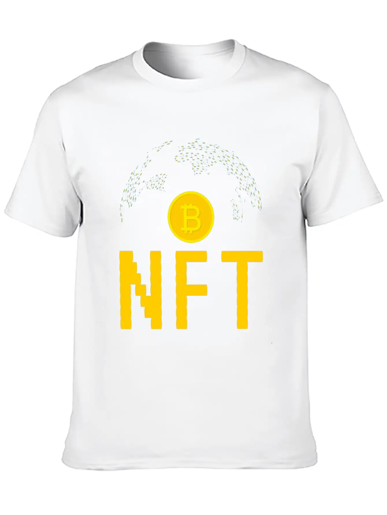 NFT Non-Fungible Token NFTs Funny BTC Lightweight Cotton T-Shirt – Daily Comfort Graphic Shirt