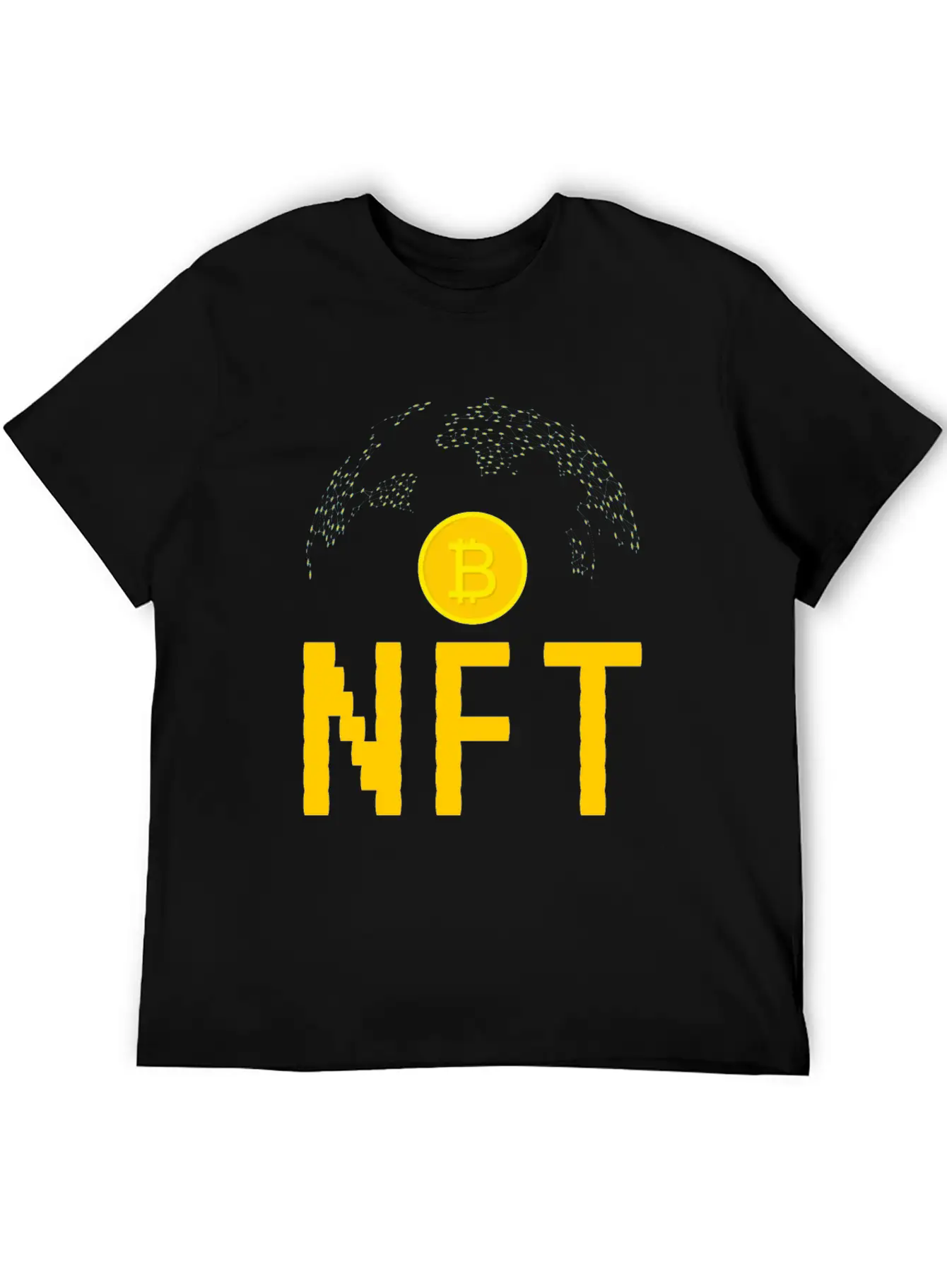 NFT Non-Fungible Token NFTs Funny BTC Lightweight Cotton T-Shirt – Daily Comfort Graphic Shirt