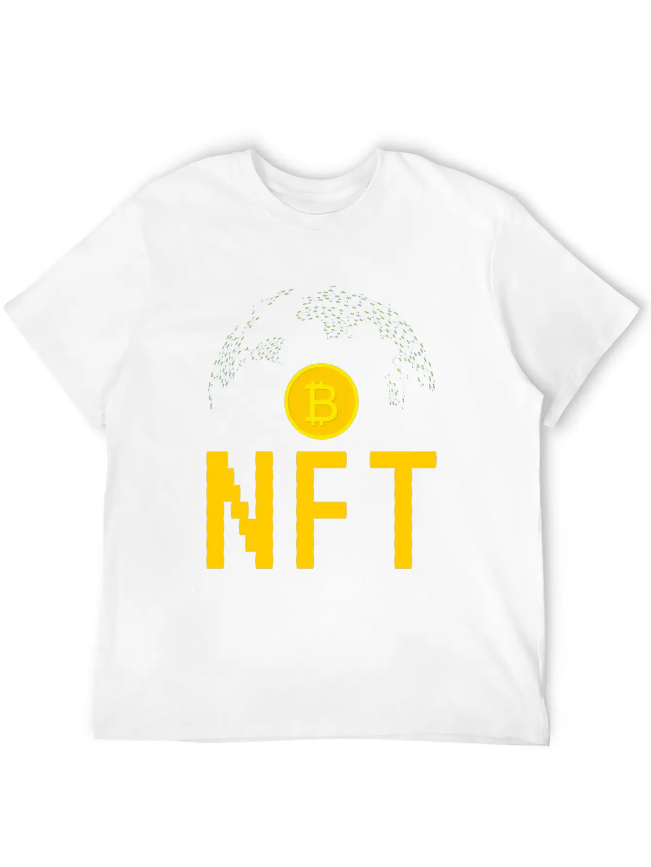 NFT Non-Fungible Token NFTs Funny BTC Lightweight Cotton T-Shirt – Daily Comfort Graphic Shirt