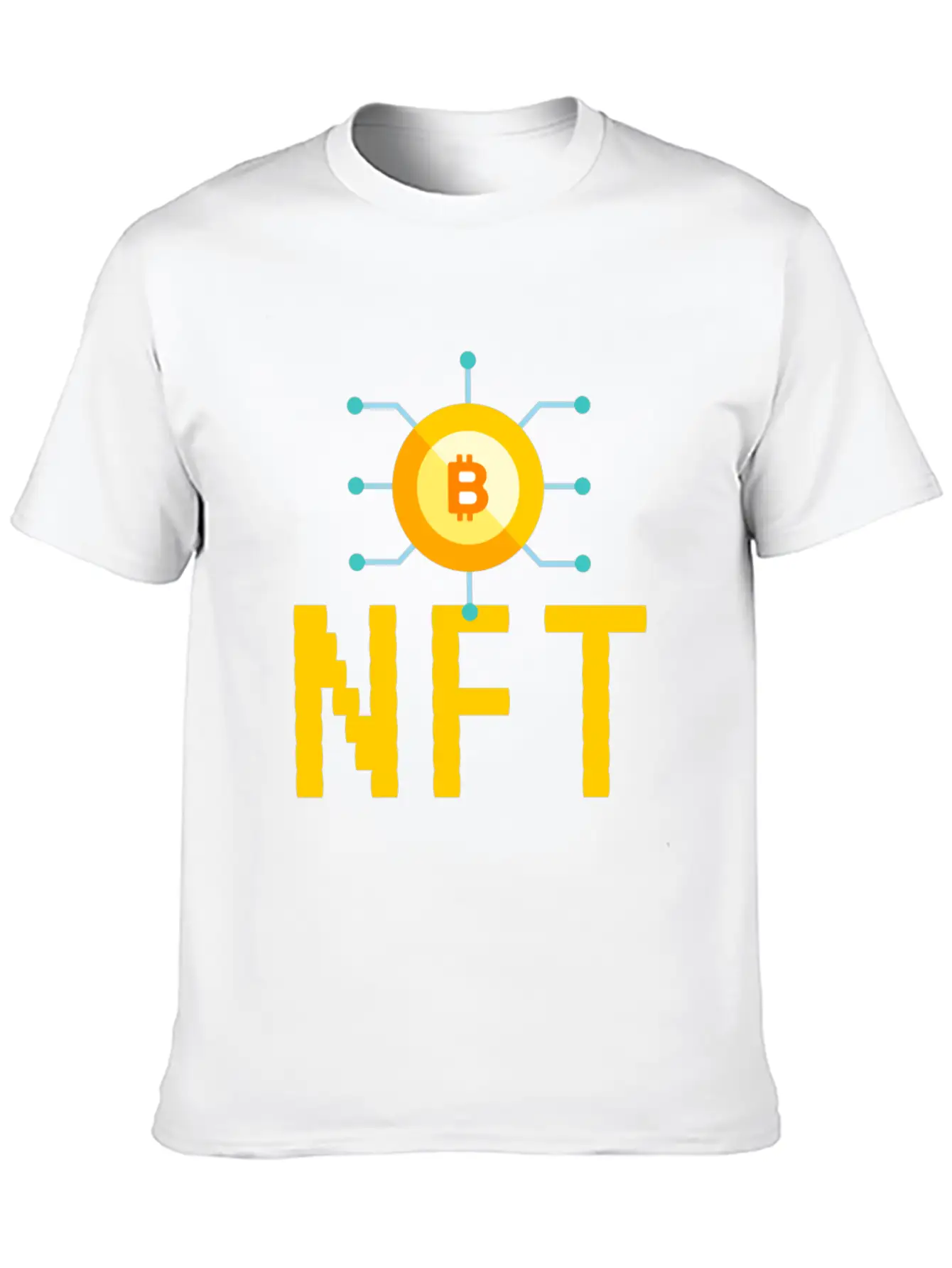 NFT Non-Fungible Token NFTs Funny BTC Unisex Casual T-Shirt – Clean Design For Daily Comfort