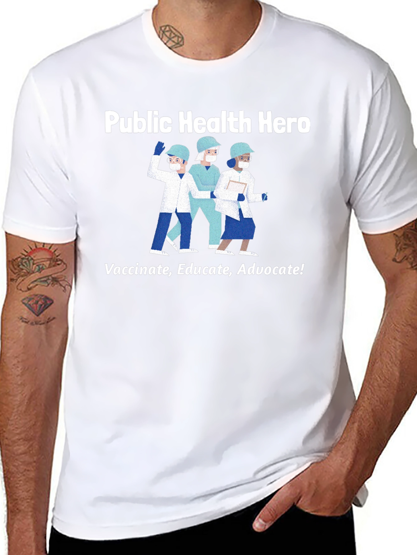 Public Health Hero Graphic T-Shirt