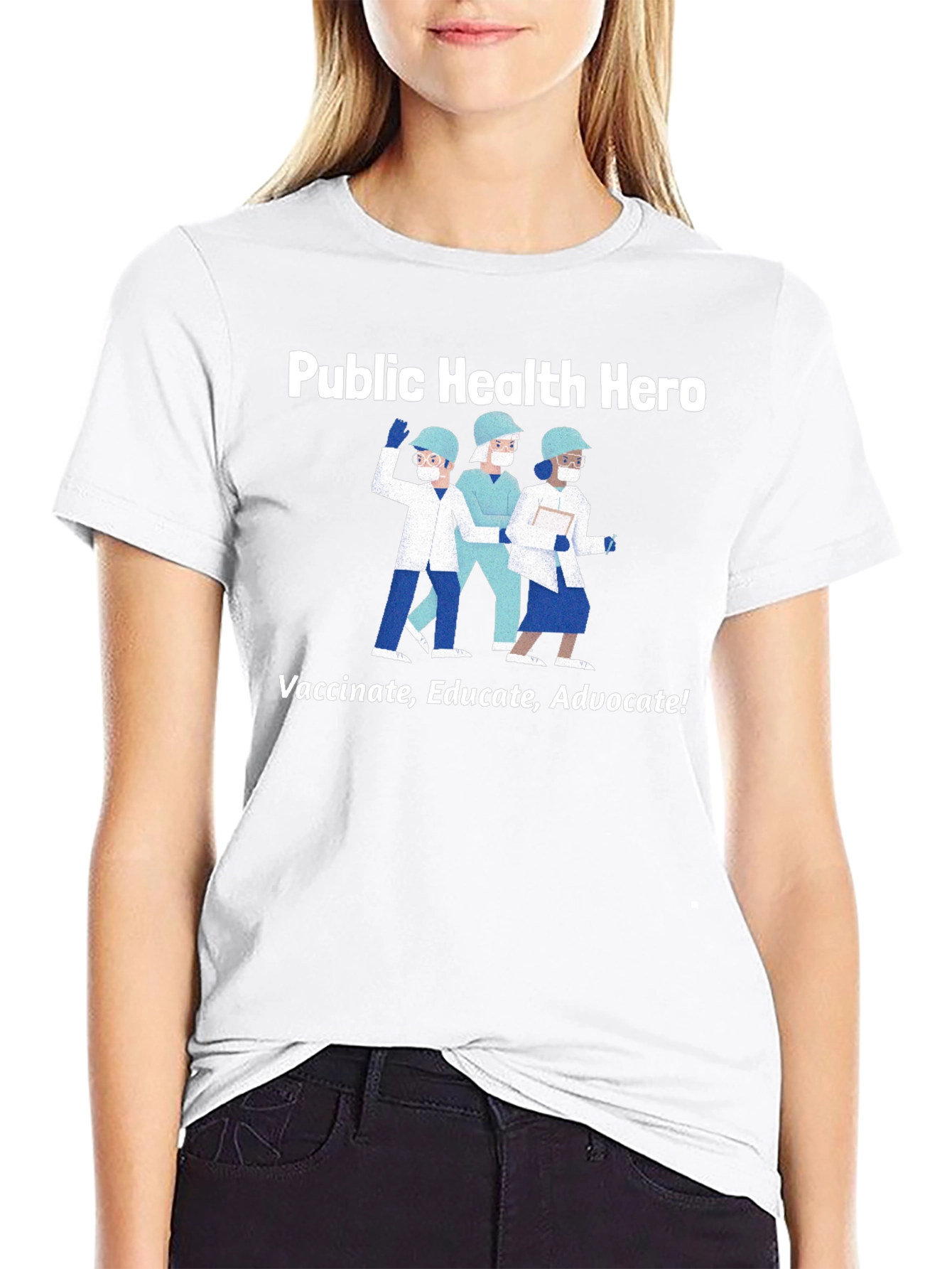 Public Health Hero Graphic T-Shirt
