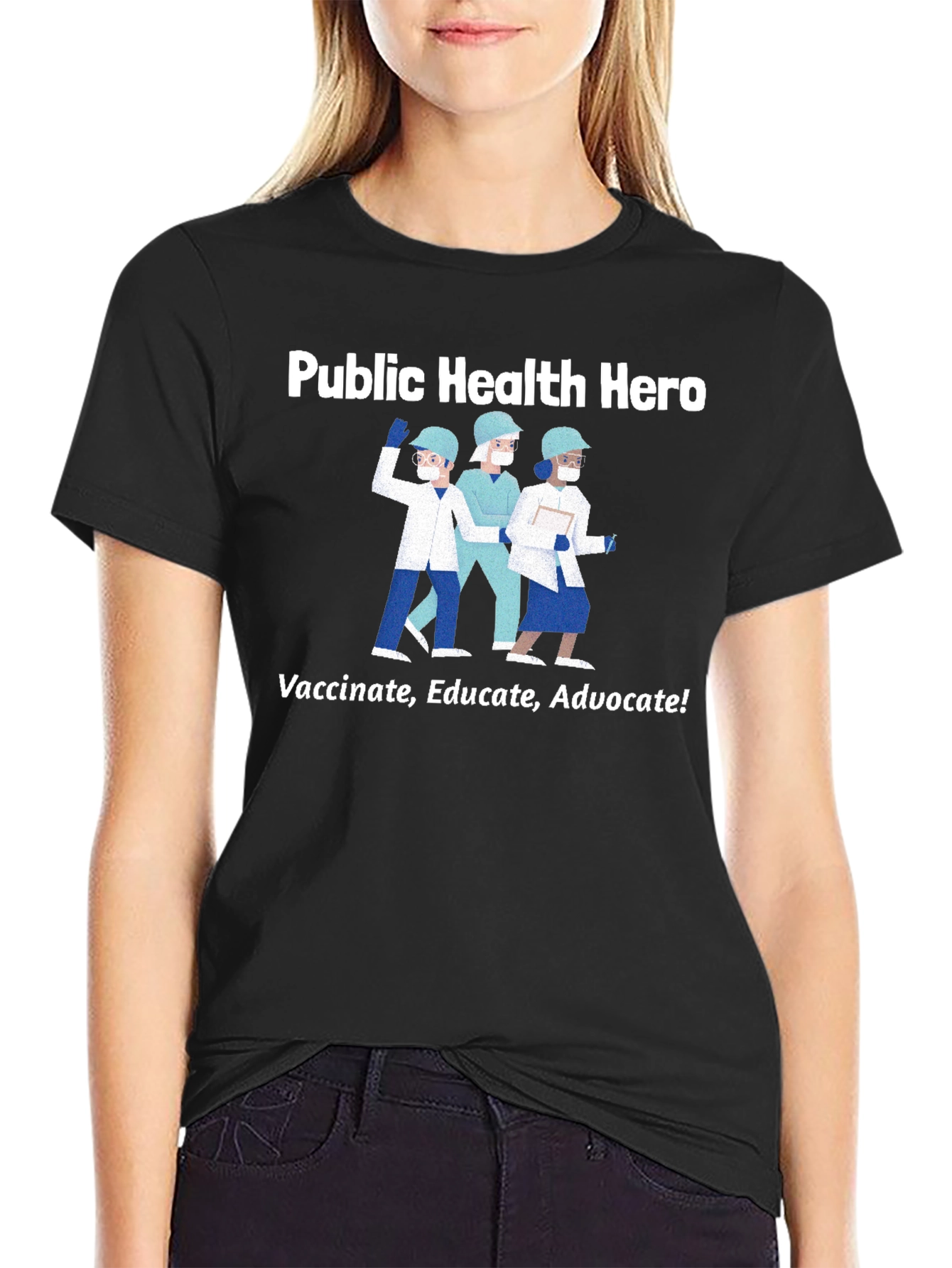 Public Health Hero Graphic T-Shirt