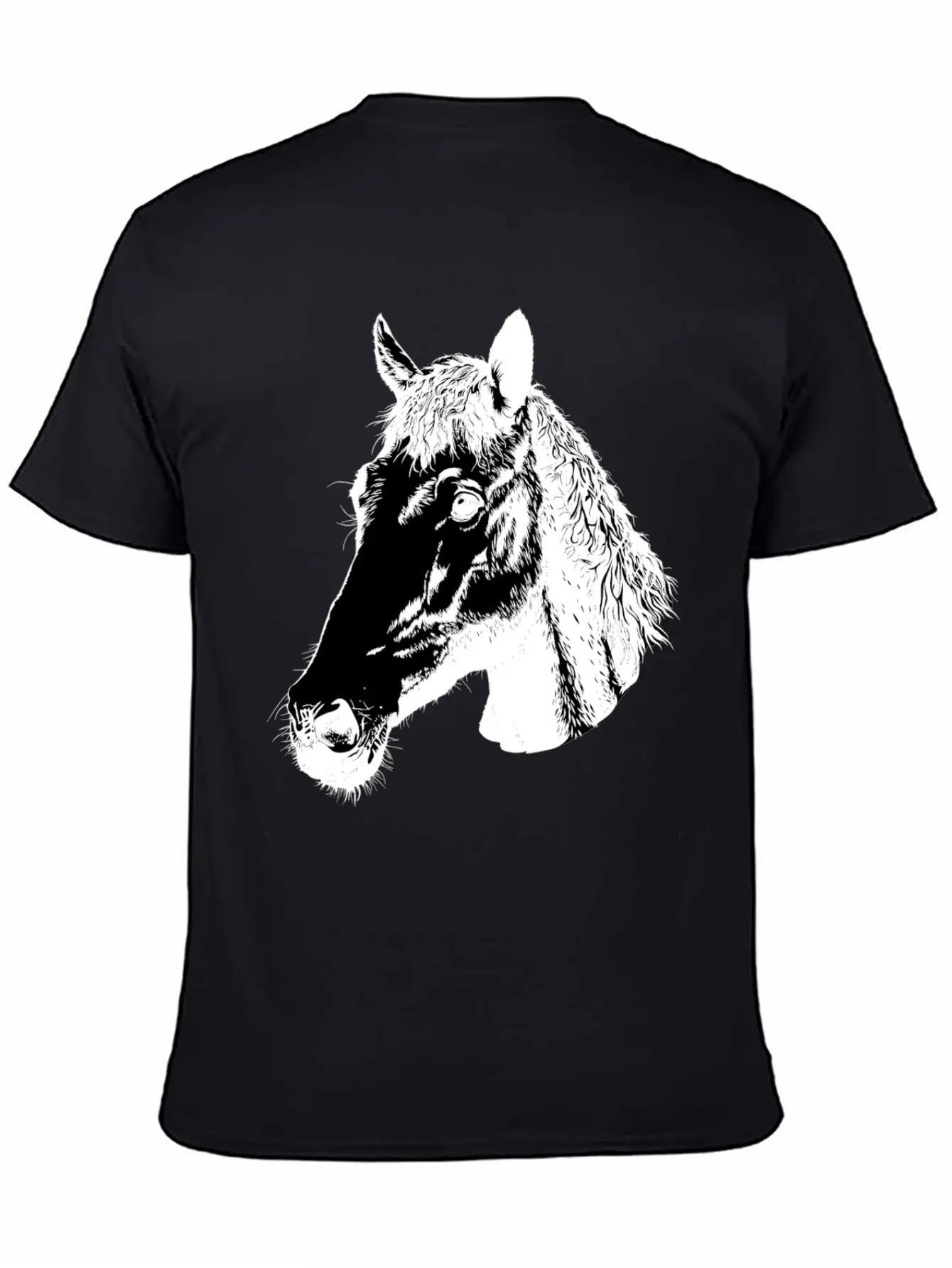 Nice Horse Art Lightweight Cotton T-Shirt – Daily Comfort Graphic Shirt