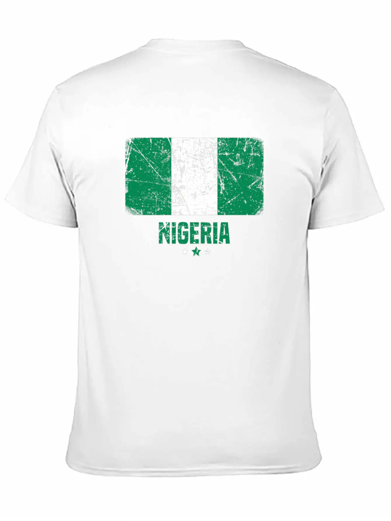 Nigeria Nigerian Flag Essential Cotton Tee For Daily Outfits – Unisex Style