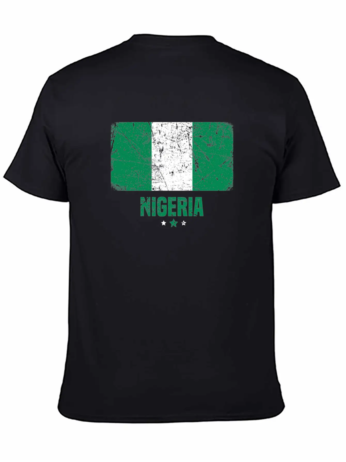 Nigeria Nigerian Flag Essential Cotton Tee For Daily Outfits – Unisex Style