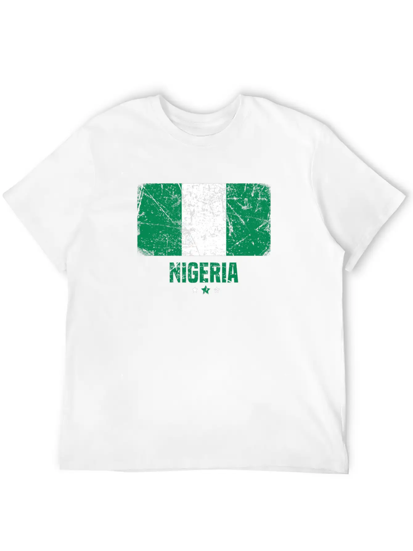 Nigeria Nigerian Flag Essential Cotton Tee For Daily Outfits – Unisex Style