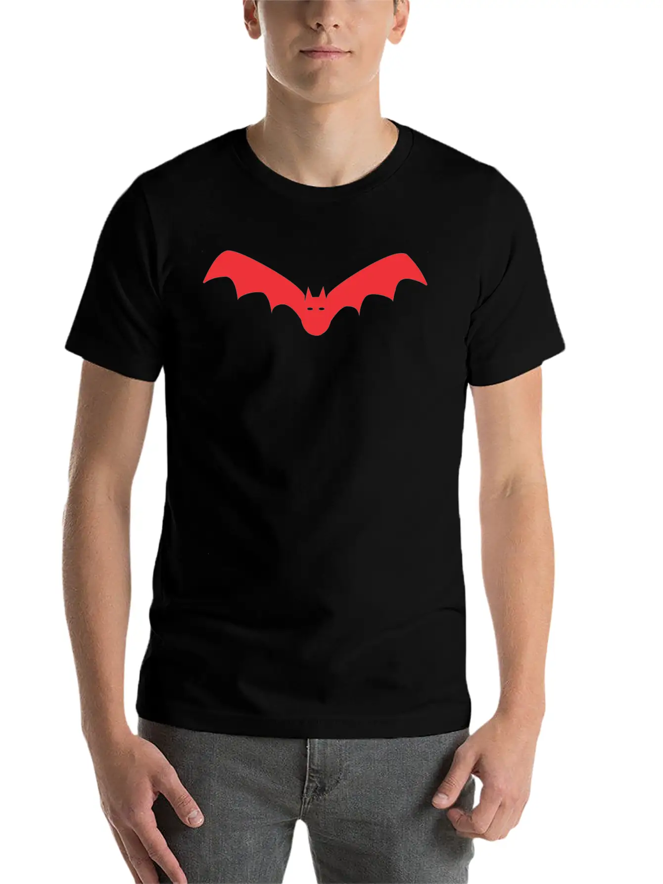 Night Bat Soft Cotton Short Sleeve Tee – Unisex Wardrobe Staple