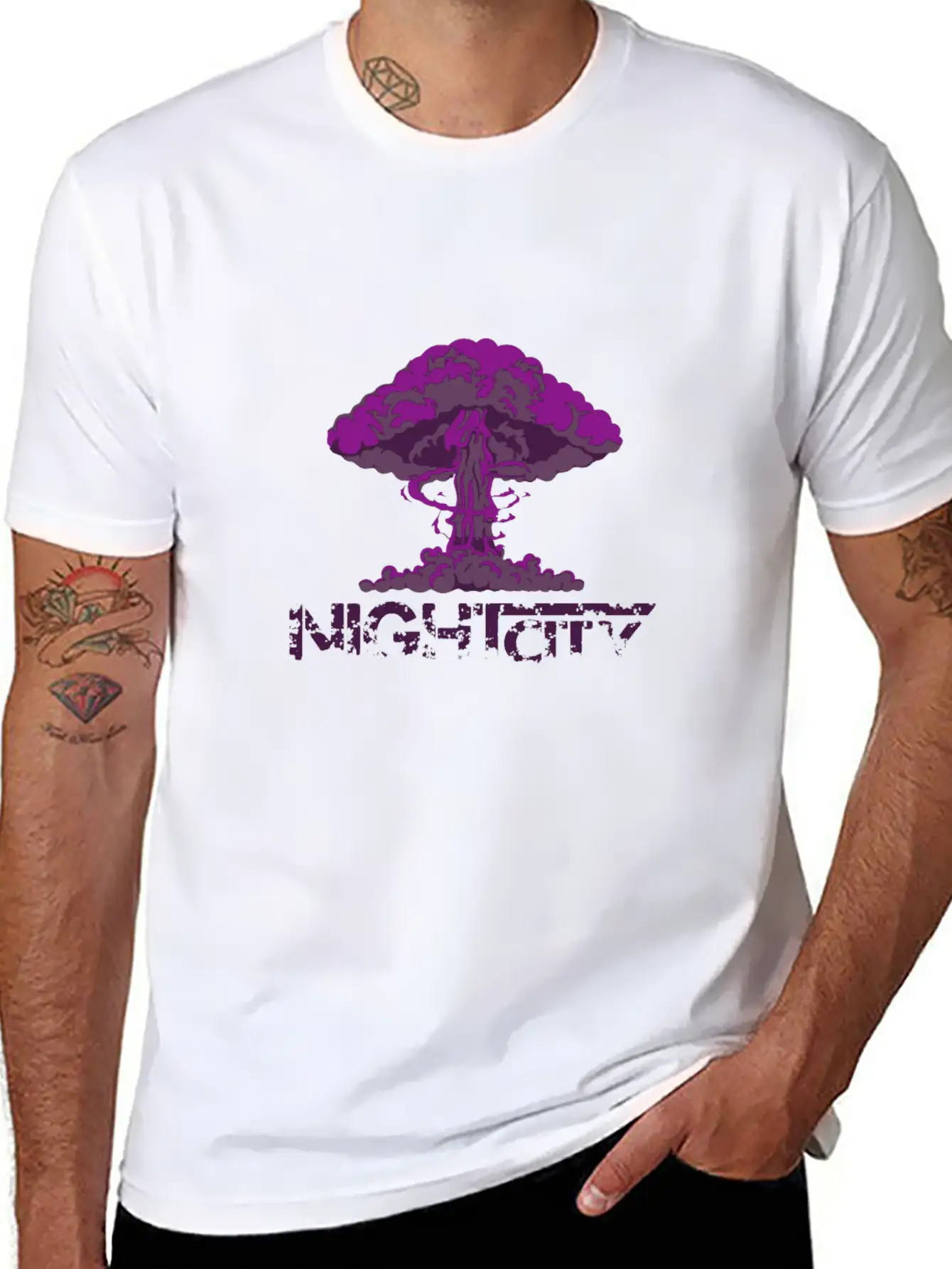 Night City Unisex Casual T-Shirt – Clean Design For Daily Comfort
