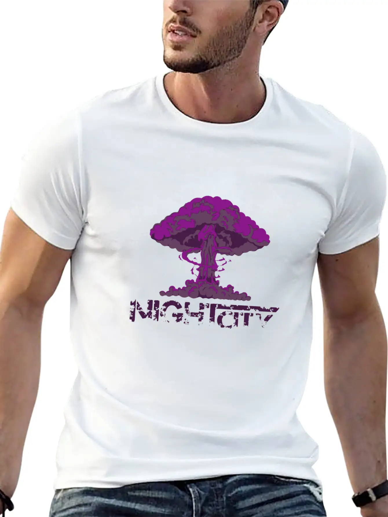 Night City Unisex Casual T-Shirt – Clean Design For Daily Comfort