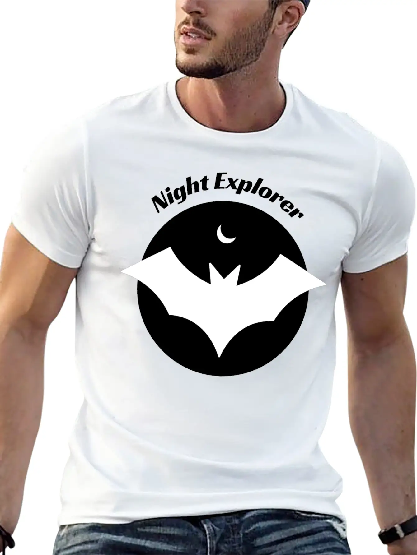 Night Explorer Relaxed Everyday Tee – Lightweight And Durable Cotton