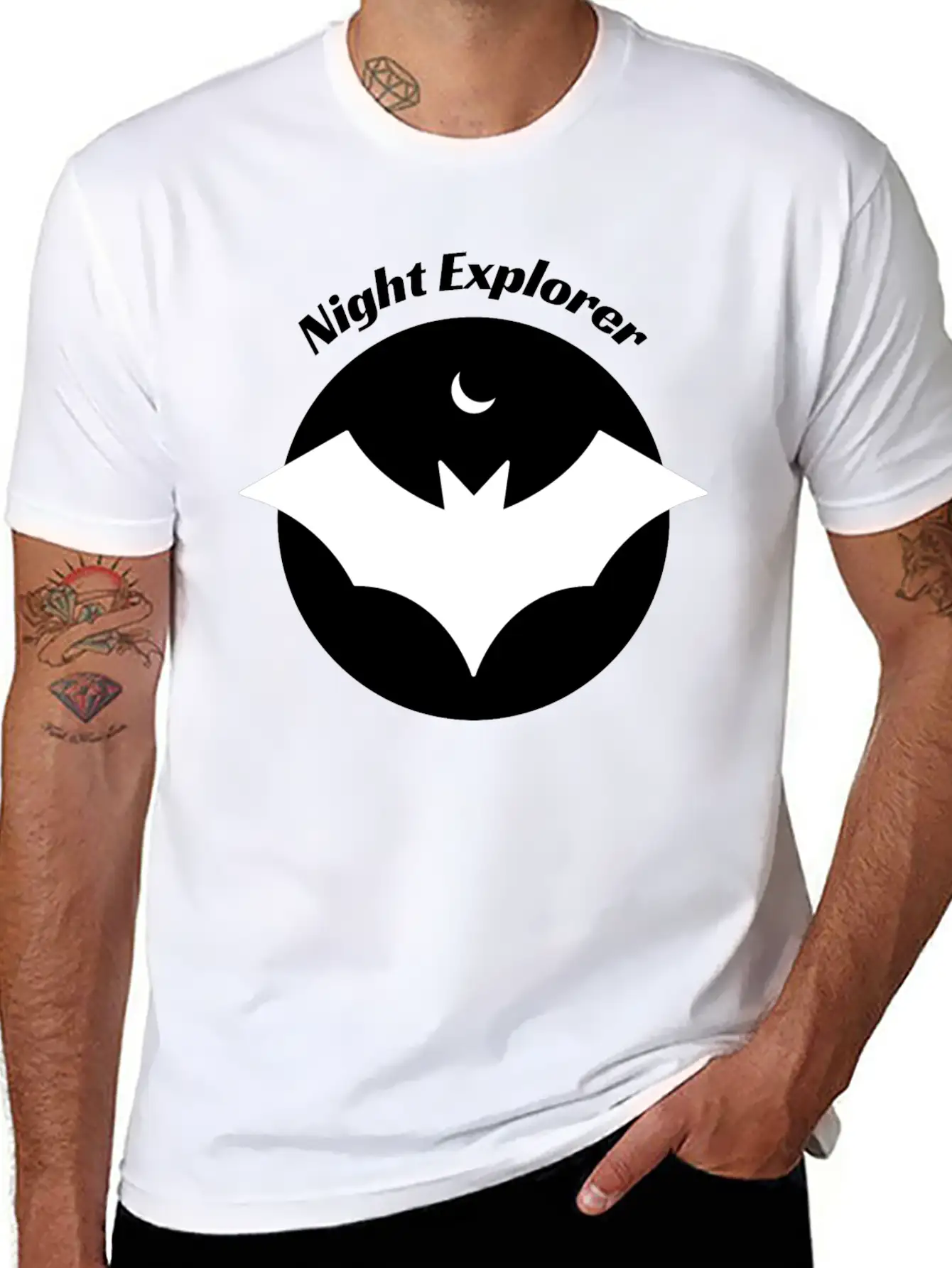 Night Explorer Relaxed Everyday Tee – Lightweight And Durable Cotton