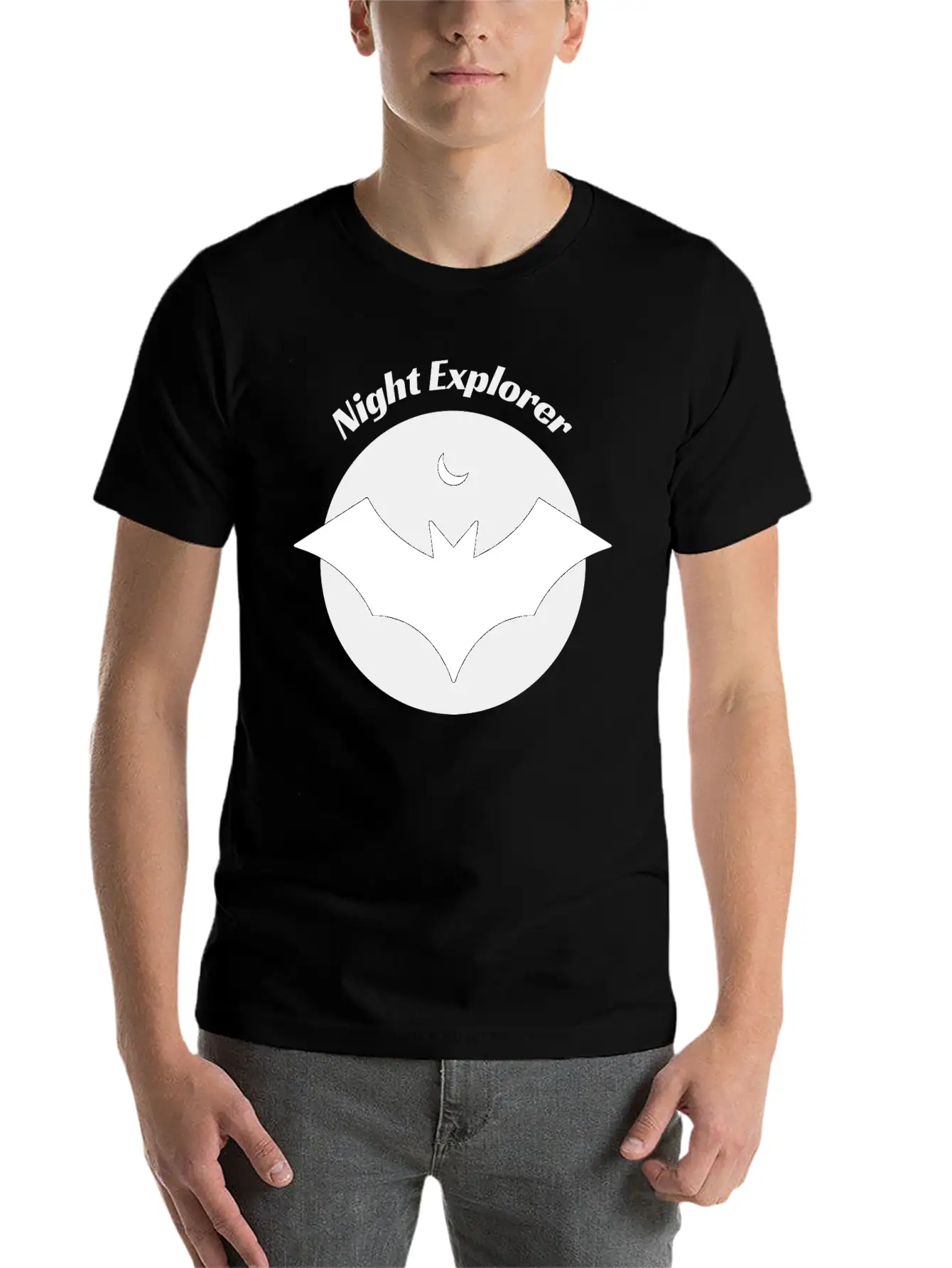 Night Explorer Relaxed Everyday Tee – Lightweight And Durable Cotton