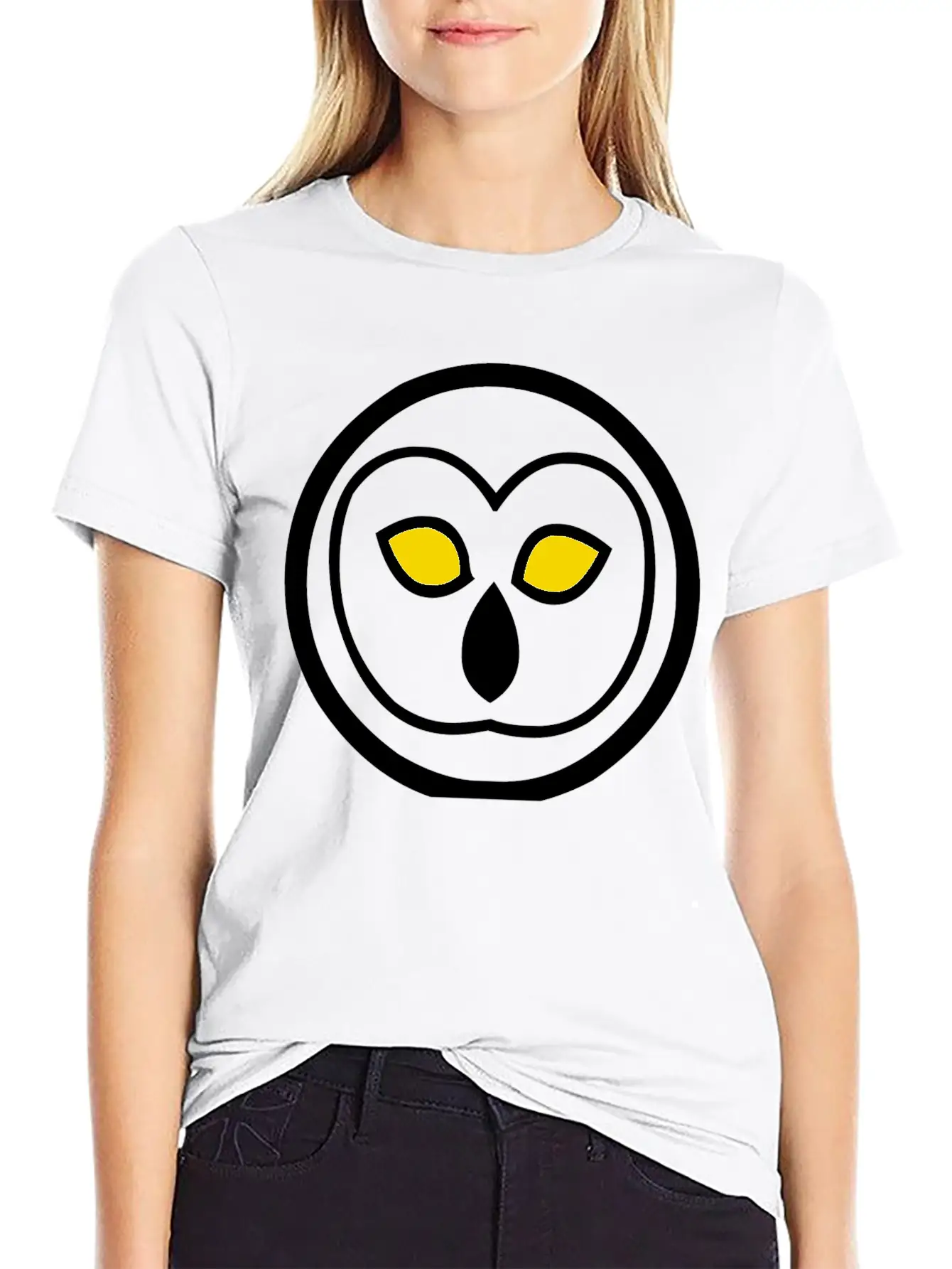 Night Owl Emblem – Light Unisex Casual T-Shirt – Clean Design For Daily Comfort