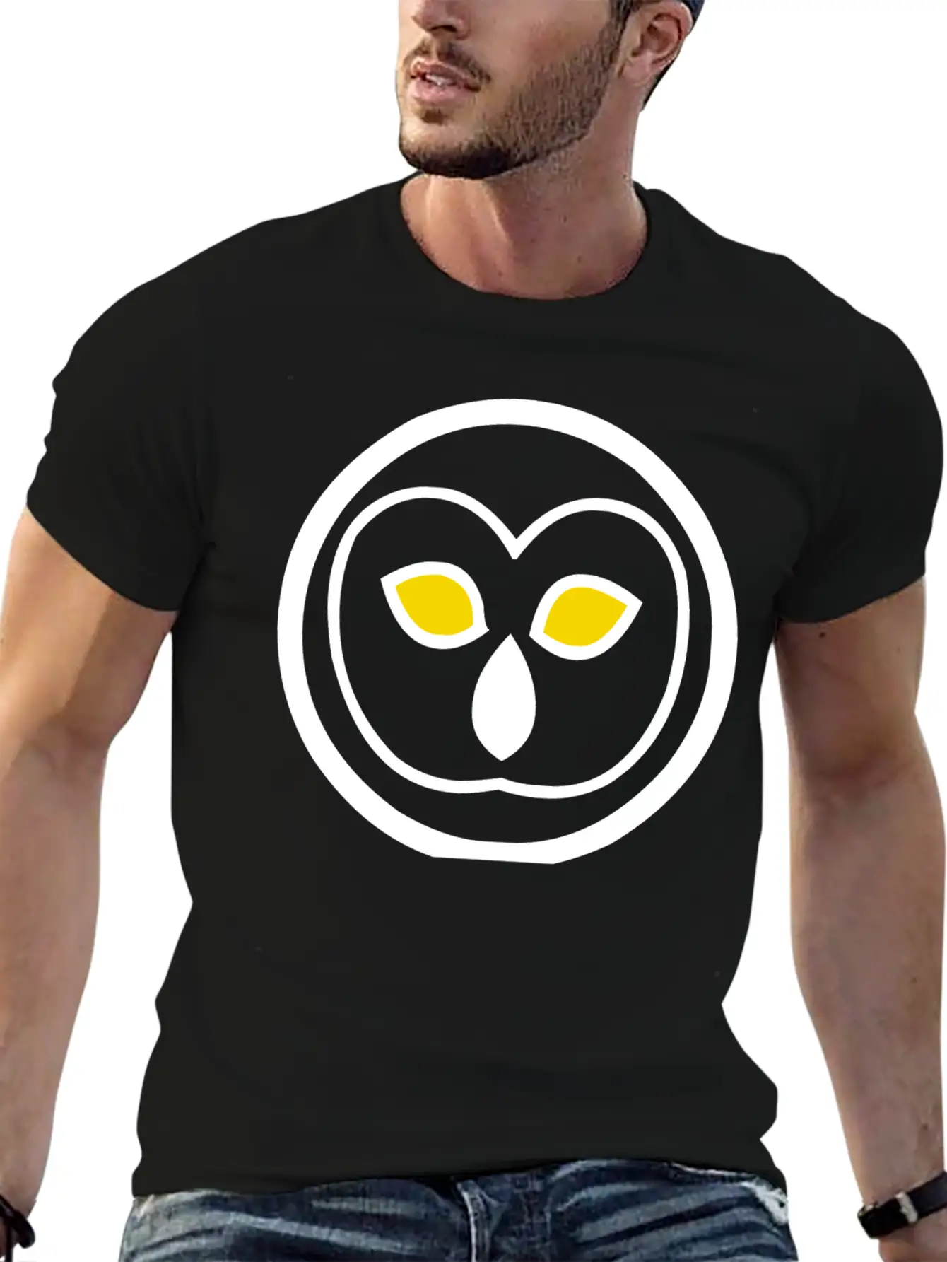 Night Owl Emblem – Light Unisex Casual T-Shirt – Clean Design For Daily Comfort