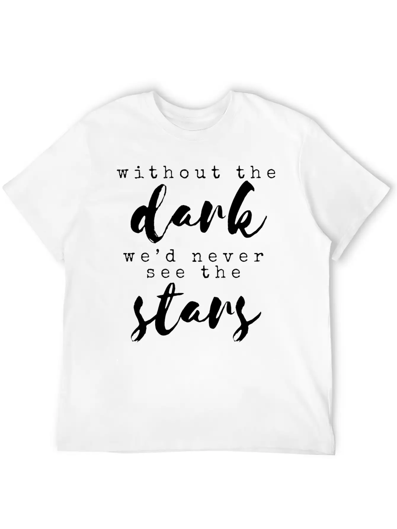 Night Stars Unisex Casual T-Shirt – Clean Design For Daily Comfort