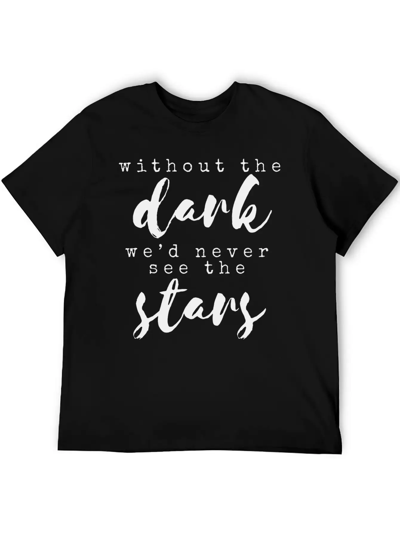 Night Stars Unisex Casual T-Shirt – Clean Design For Daily Comfort