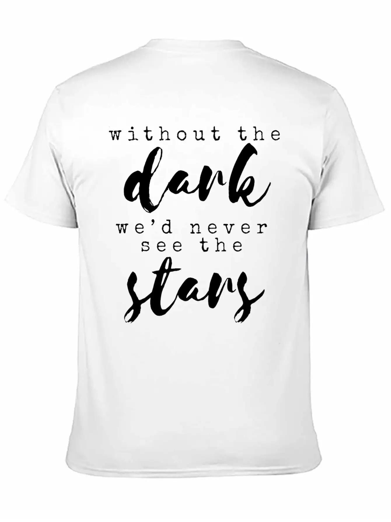 Night Stars Unisex Casual T-Shirt – Clean Design For Daily Comfort